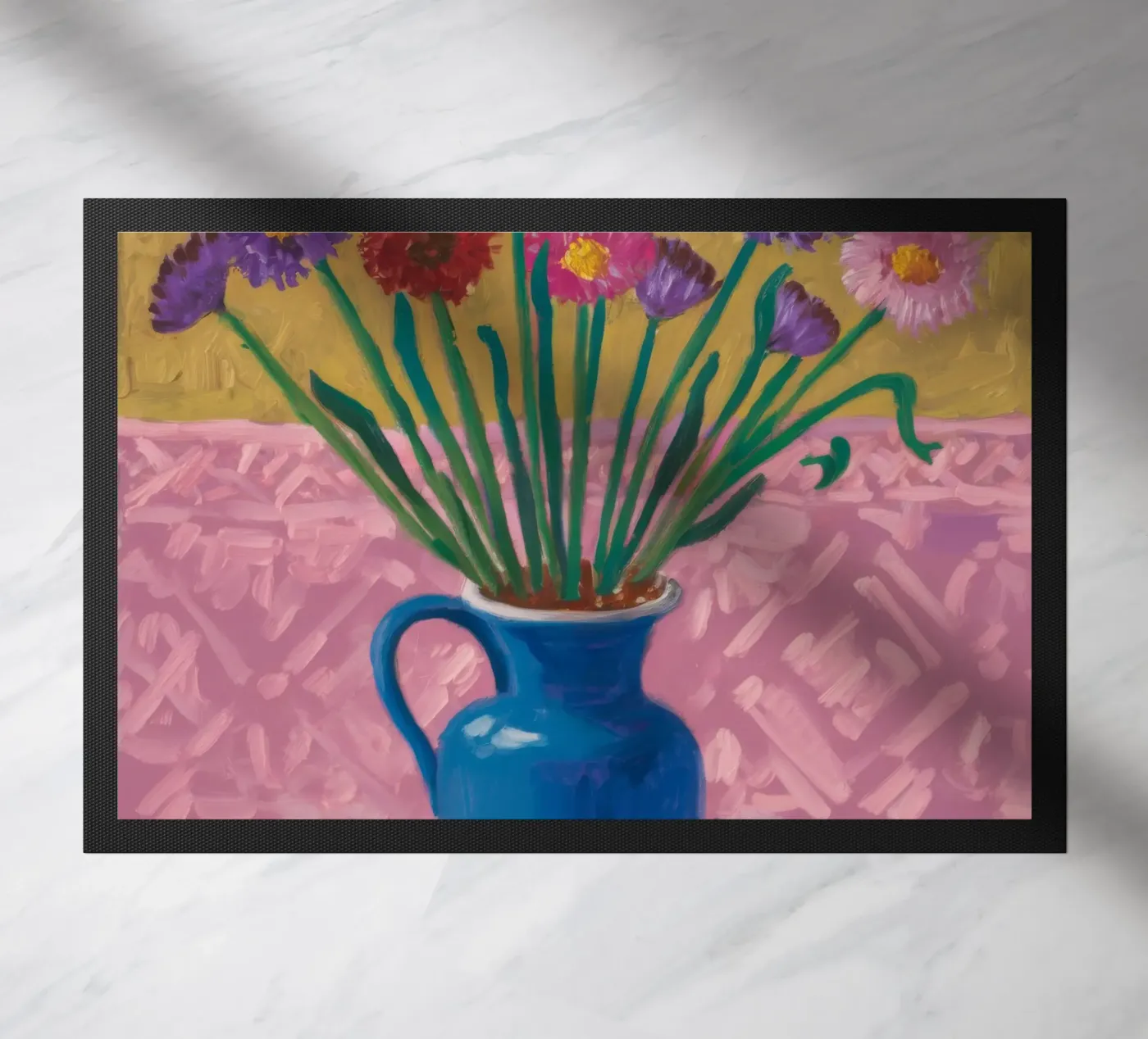 Amethyst Vase Array doormat by Tiga Bersama