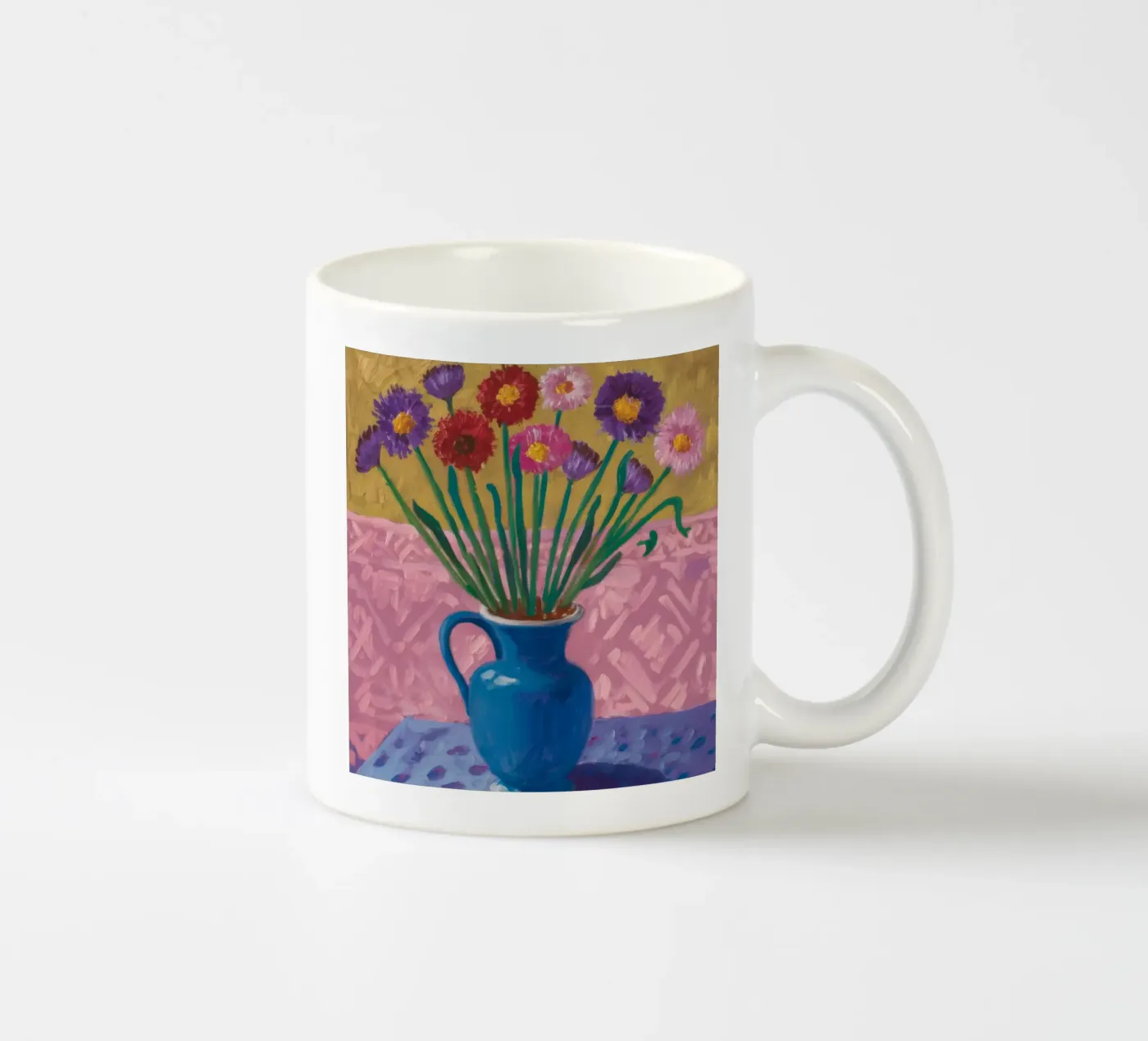 Amethyst Vase Array ceramic mug by Tiga Bersama