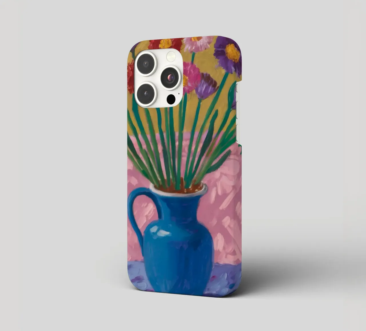 Amethyst Vase Array iPhone Hülle von Tiga Bersama