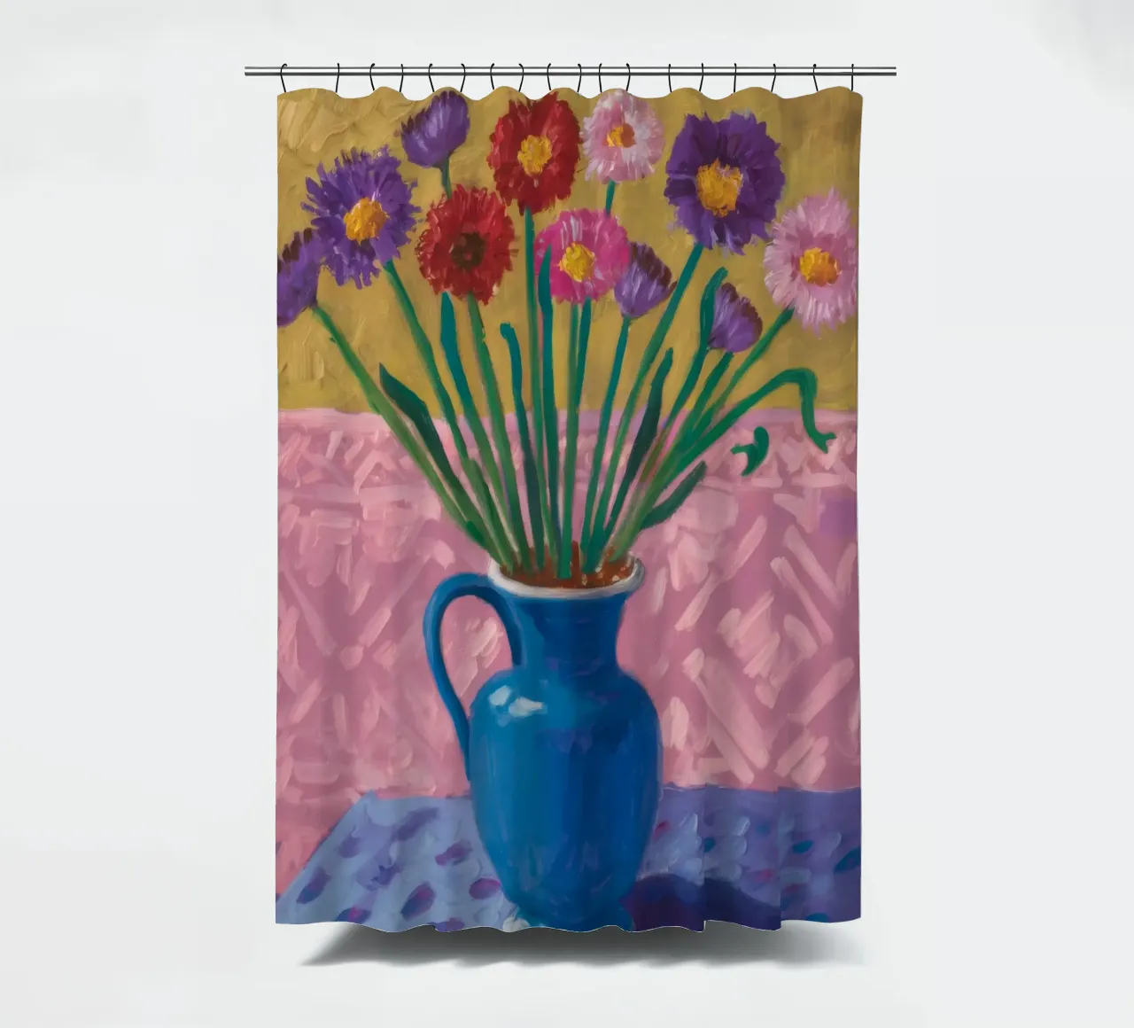 Amethyst Vase Array Duschvorhang von Tiga Bersama