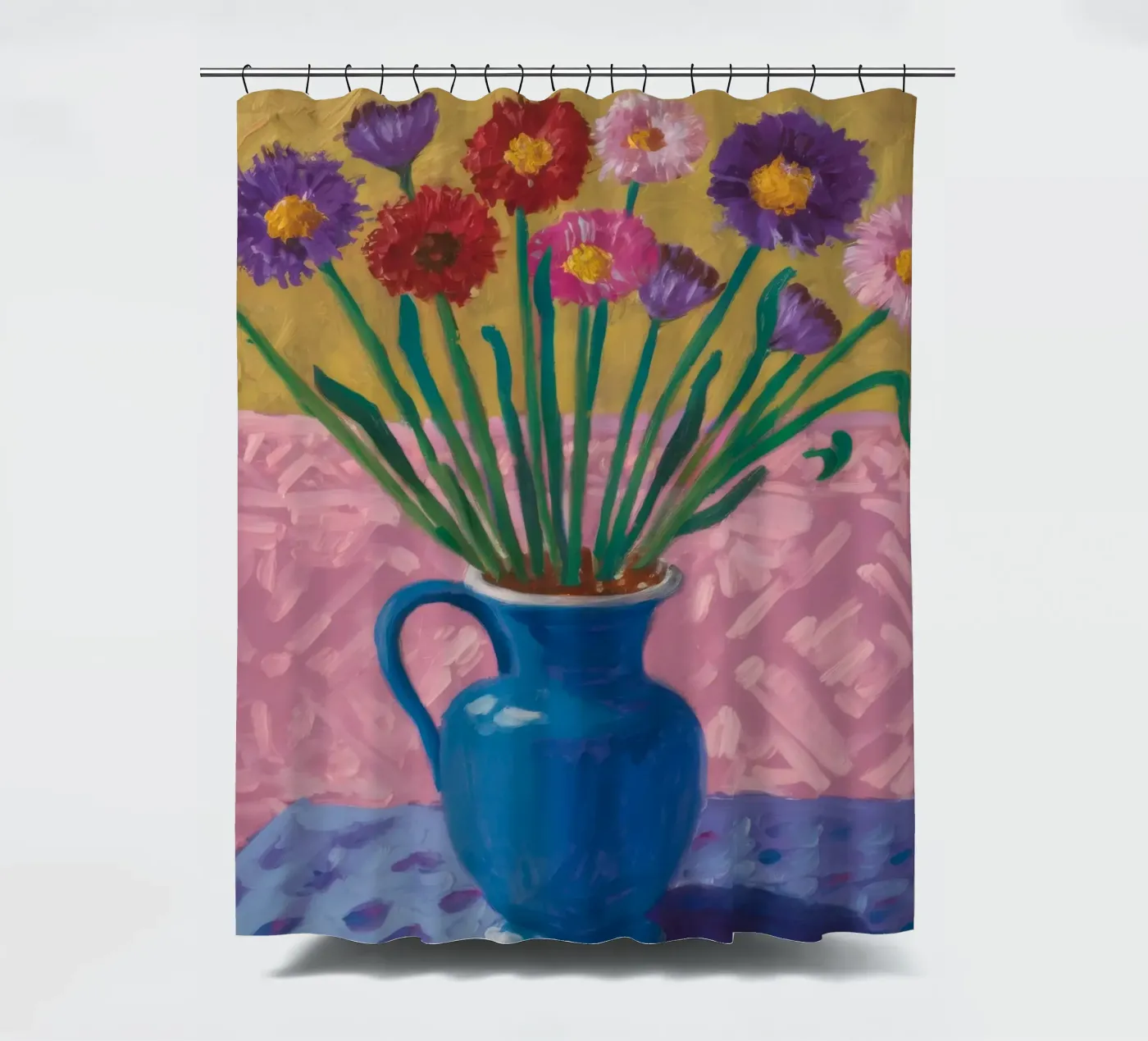 Amethyst Vase Array Duschvorhang von Tiga Bersama