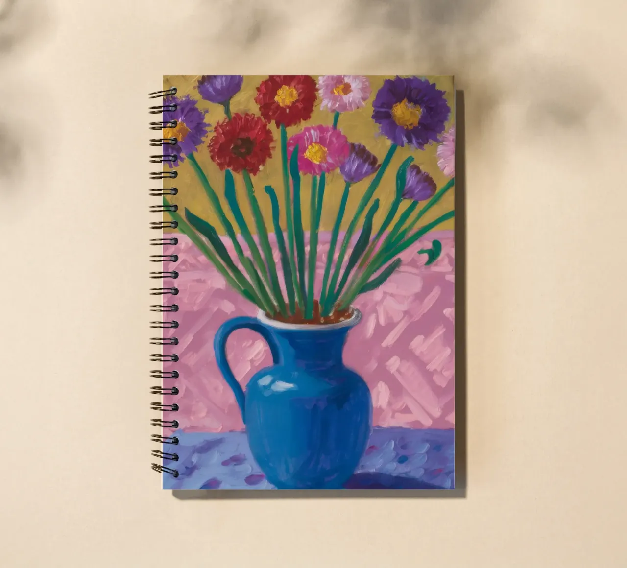 Amethyst Vase Array spiral notebook by Tiga Bersama