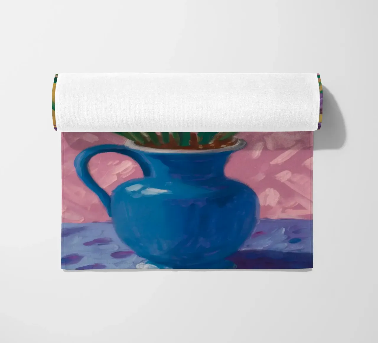Amethyst Vase Array beach towel by Tiga Bersama