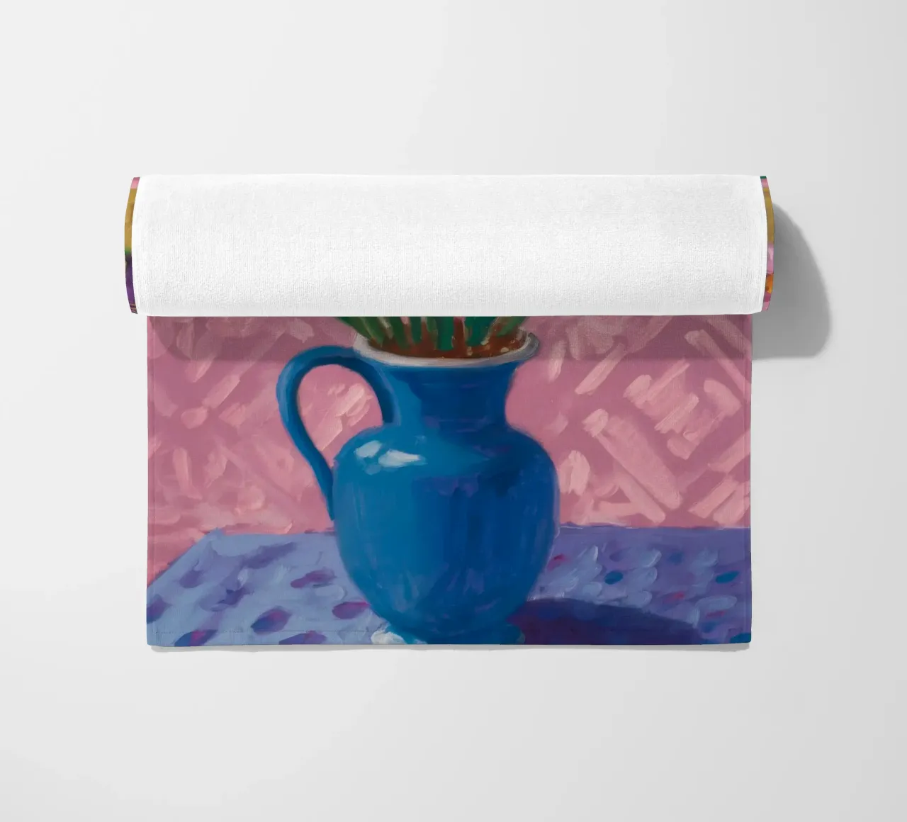 Amethyst Vase Array beach towel by Tiga Bersama