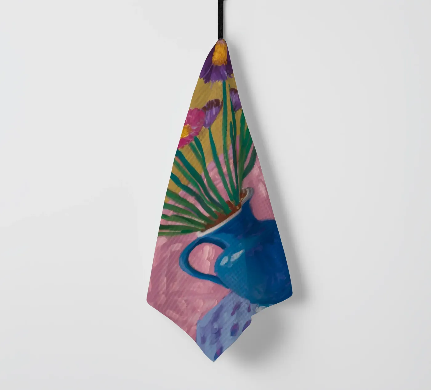 Amethyst Vase Array tea towel by Tiga Bersama