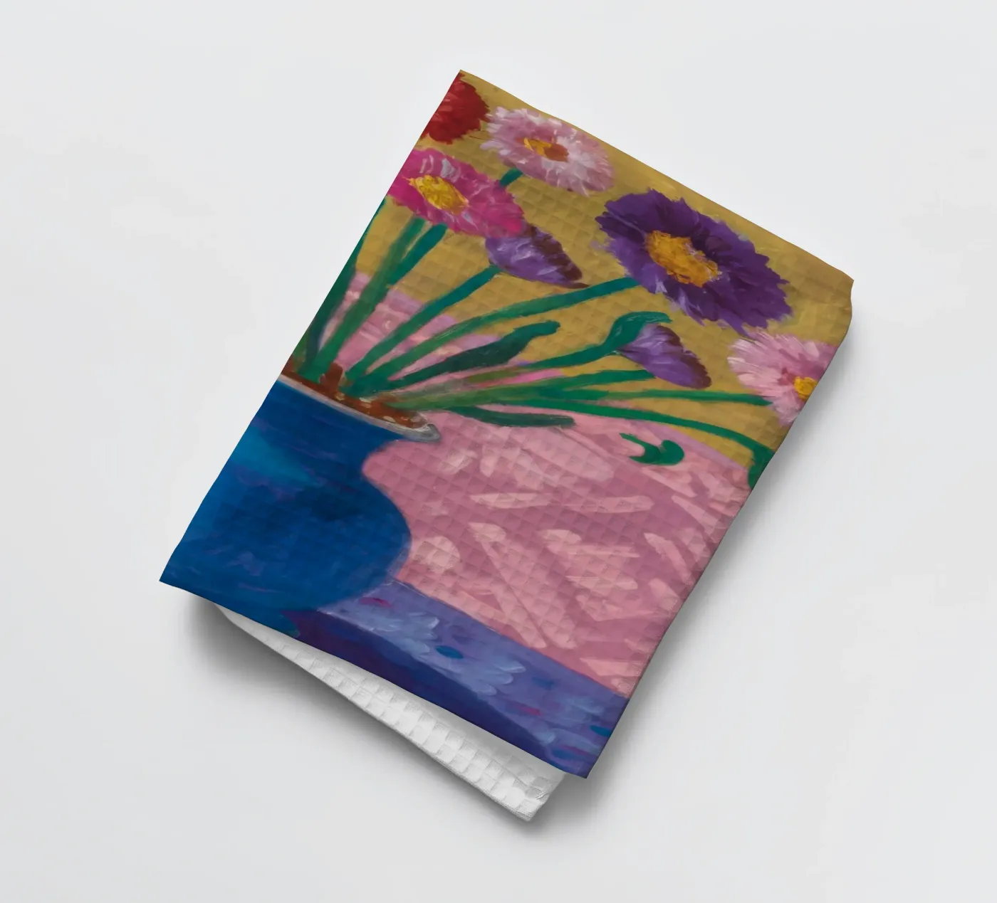 Amethyst Vase Array tea towel by Tiga Bersama