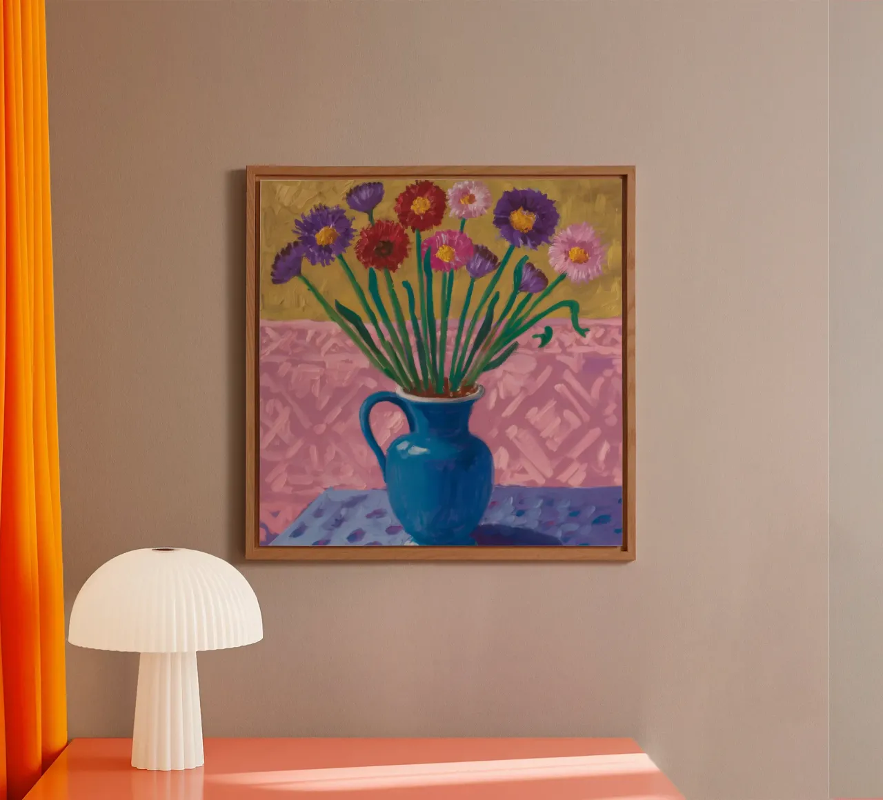 Amethyst Vase Array Alu-Dibond von Tiga Bersama