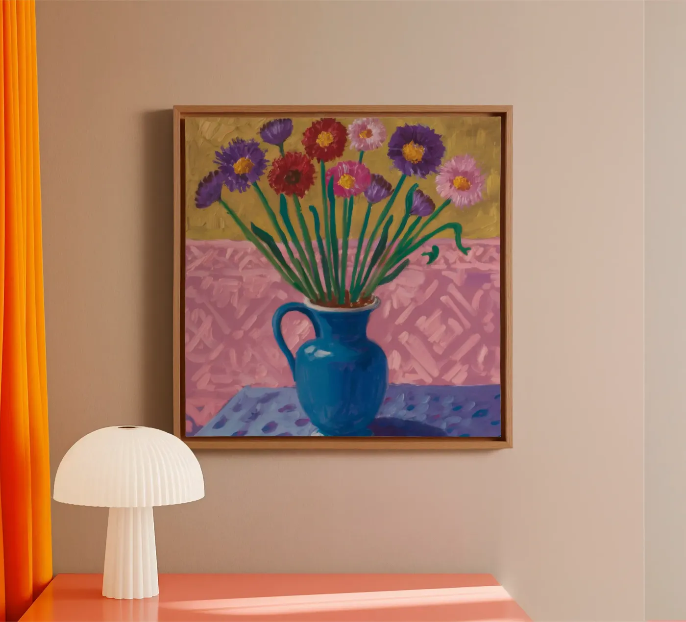Amethyst Vase Array canvas by Tiga Bersama