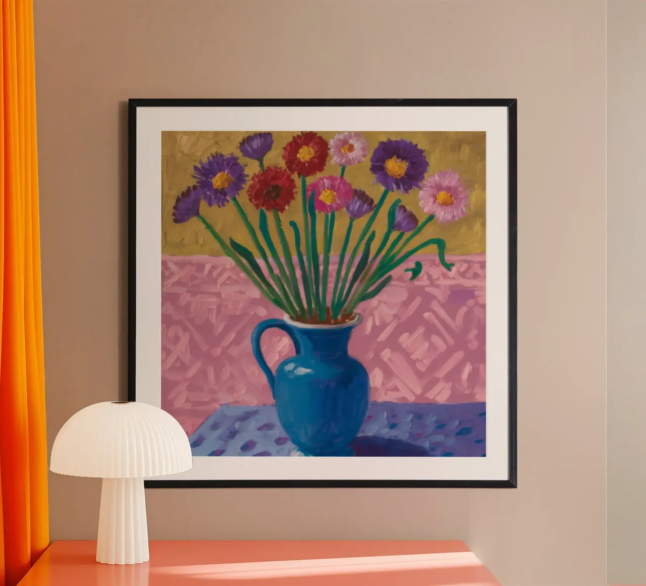 Amethyst Vase Array Hahnemühle von Tiga Bersama