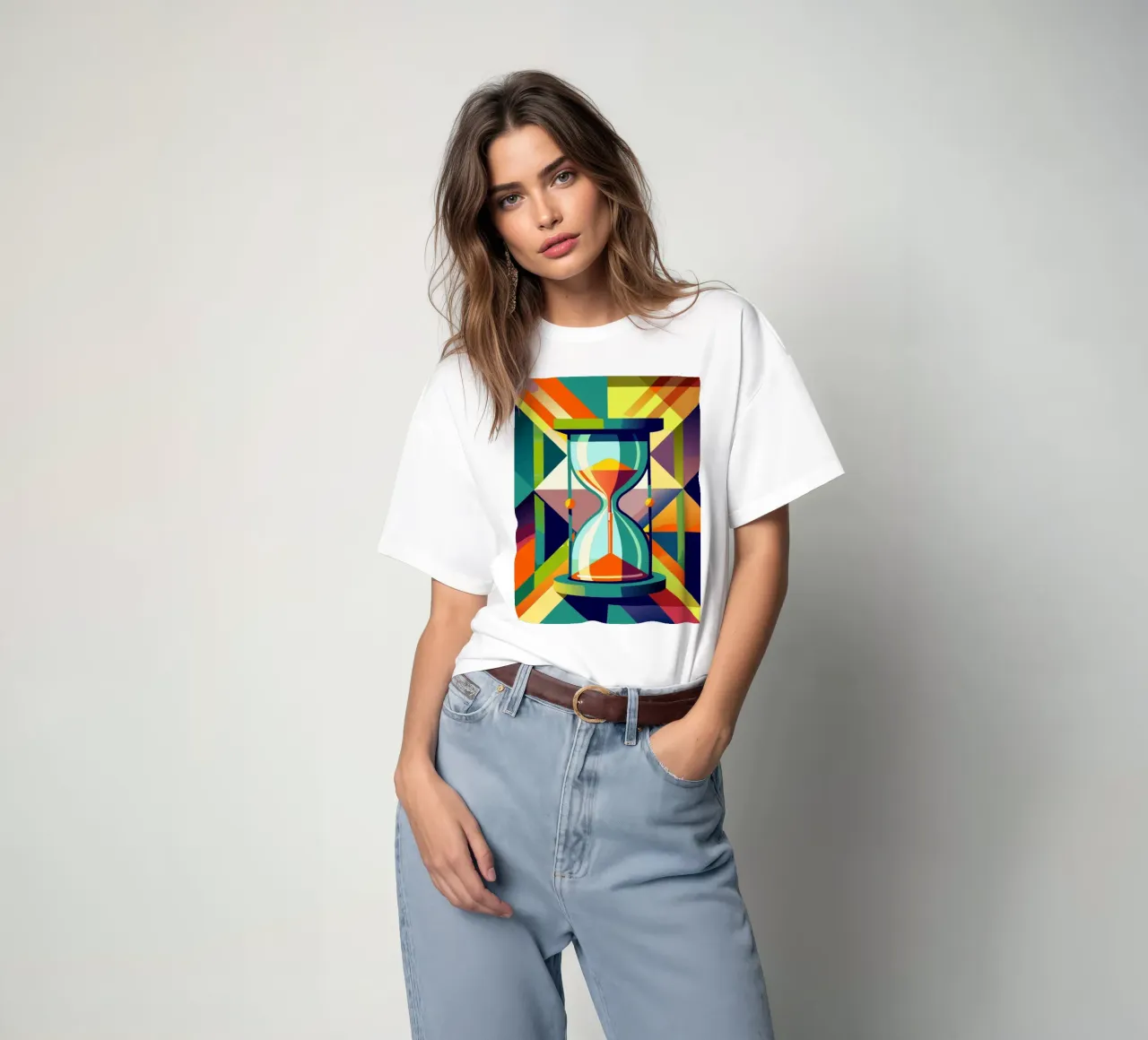 clessidra vettoriale t-shirt da zaidza