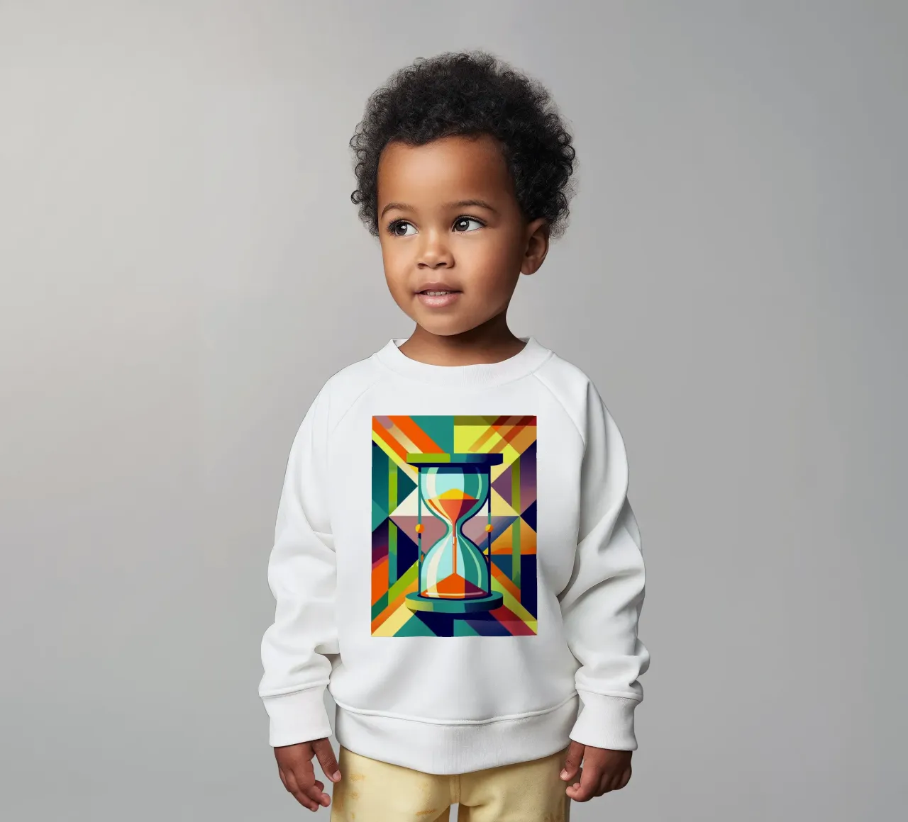 clessidra vettoriale felpa neonato da zaidza