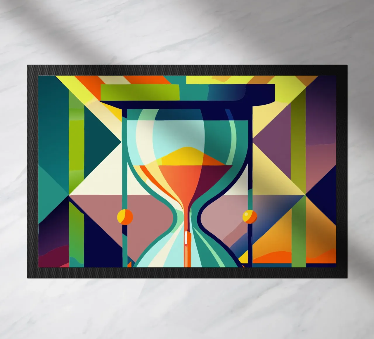 zandloper vector deurmat van zaidza