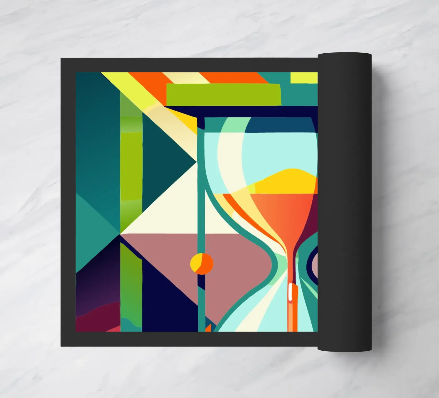 zandloper vector deurmat van zaidza