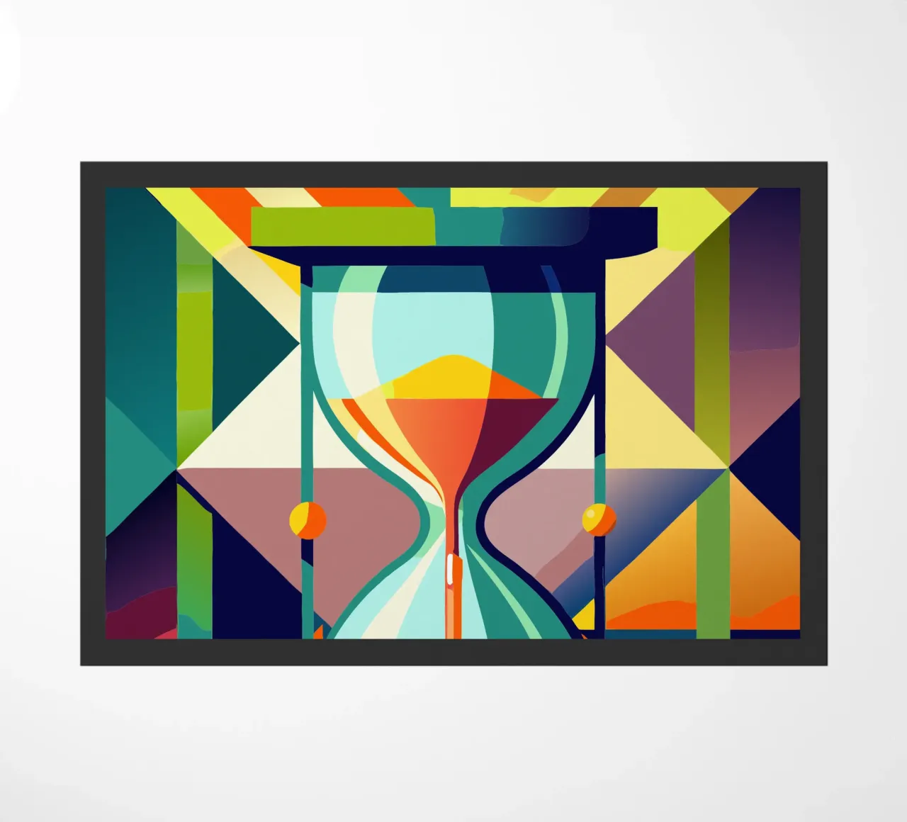 zandloper vector deurmat van zaidza