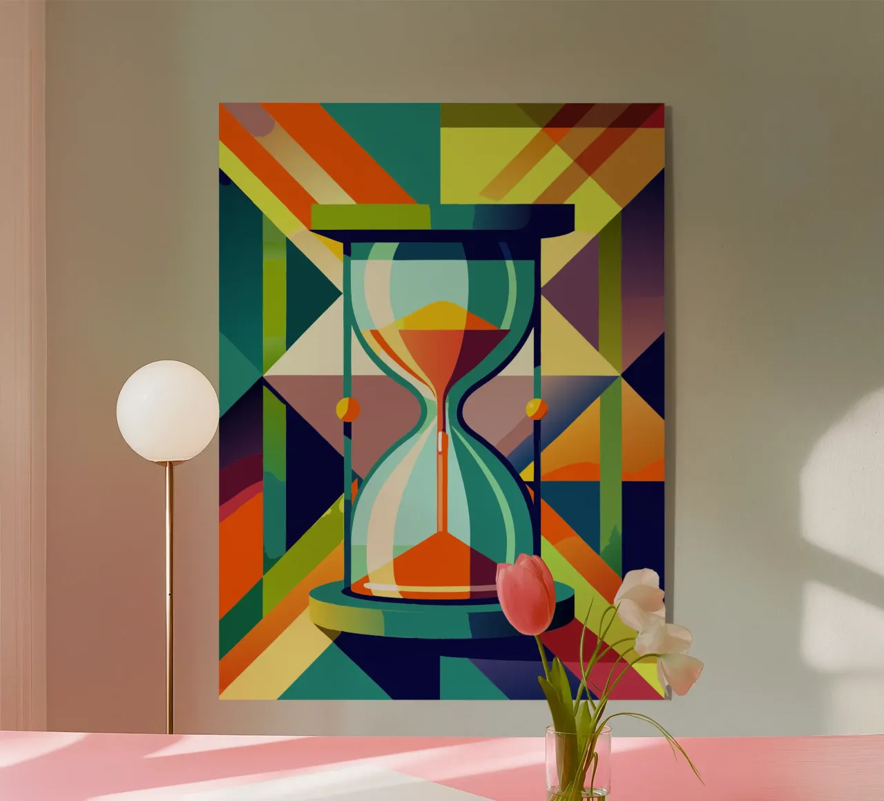 hourglass vector acrylic glass by zaidza