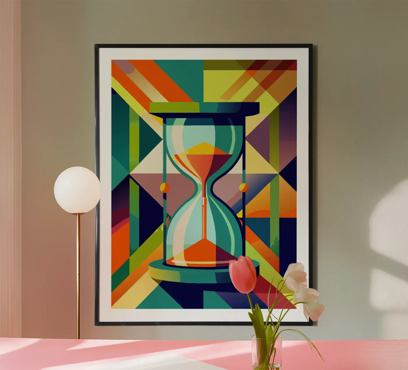 hourglass vector poster by zaidza