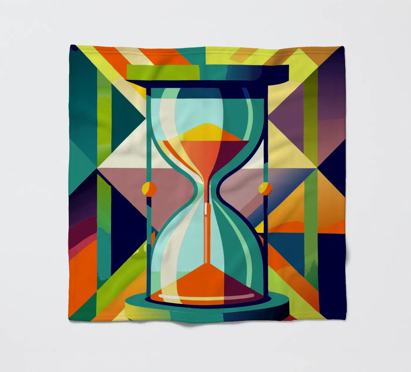 zandloper vector fleecedeken van zaidza