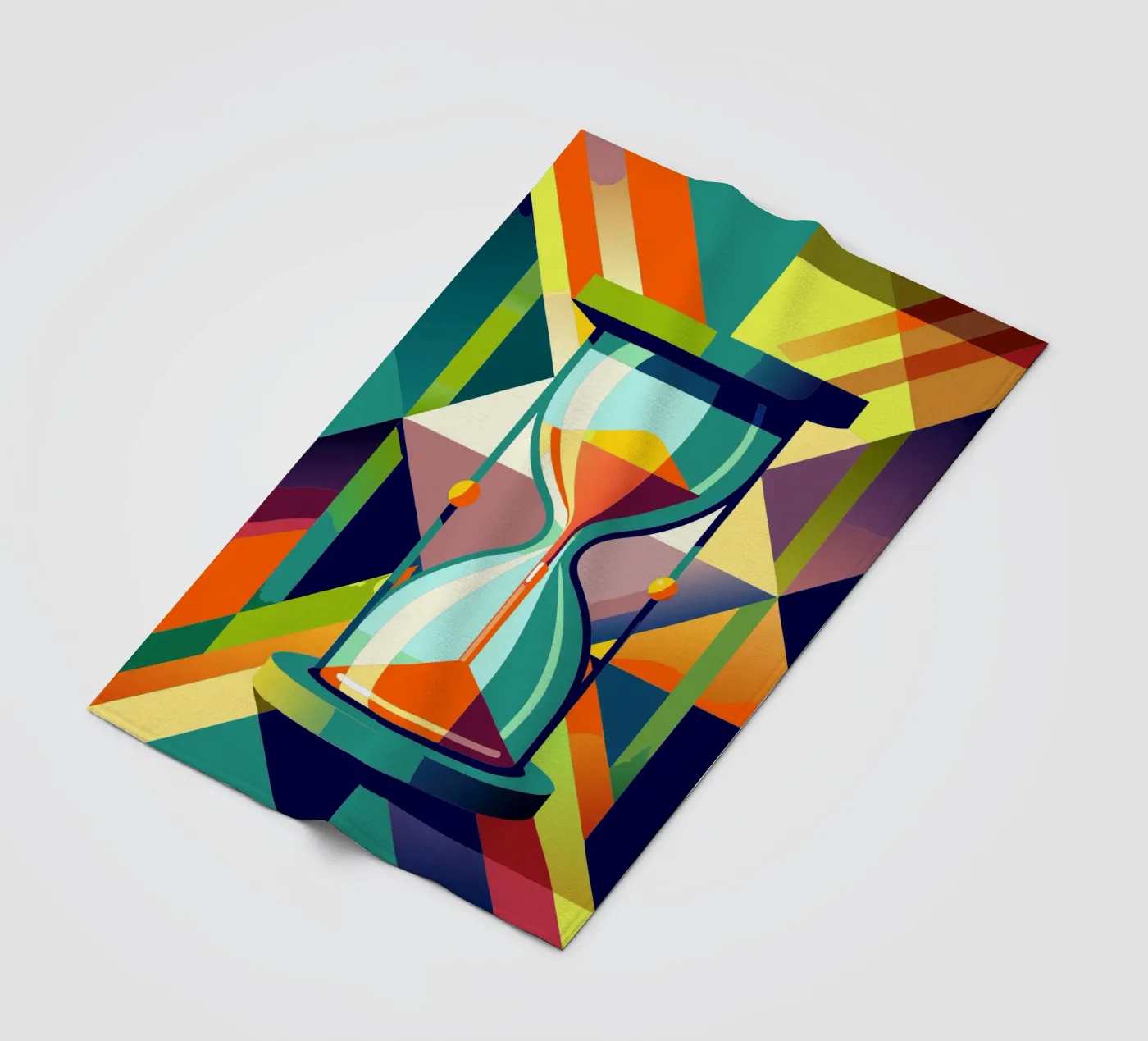 zandloper vector fleecedeken van zaidza