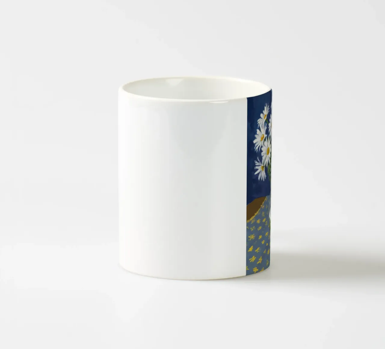 Duetto di margherite a pois tazza in ceramica da Tiga Bersama