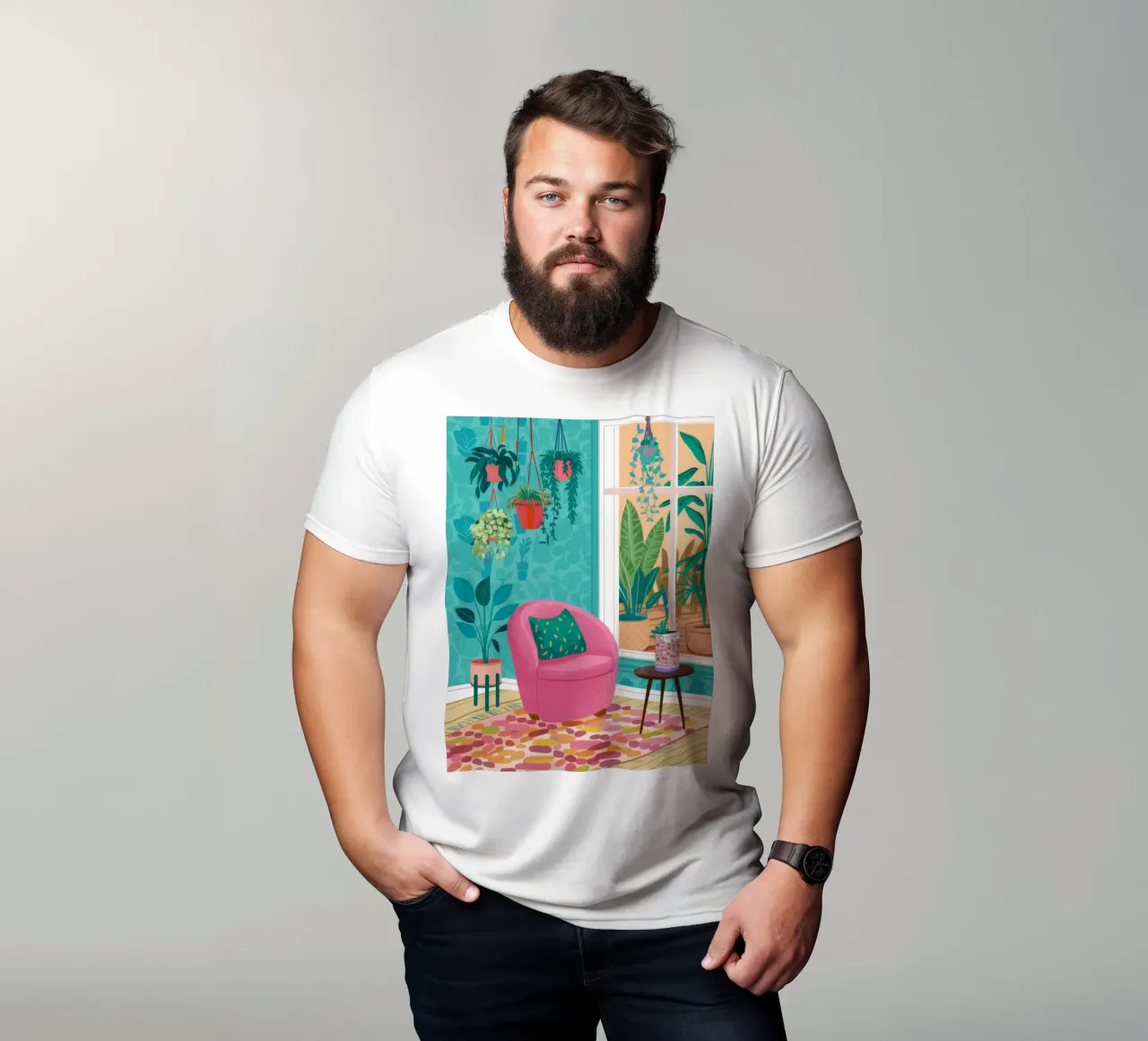 Camera Paradiso Turchese t-shirt da Pan Denim