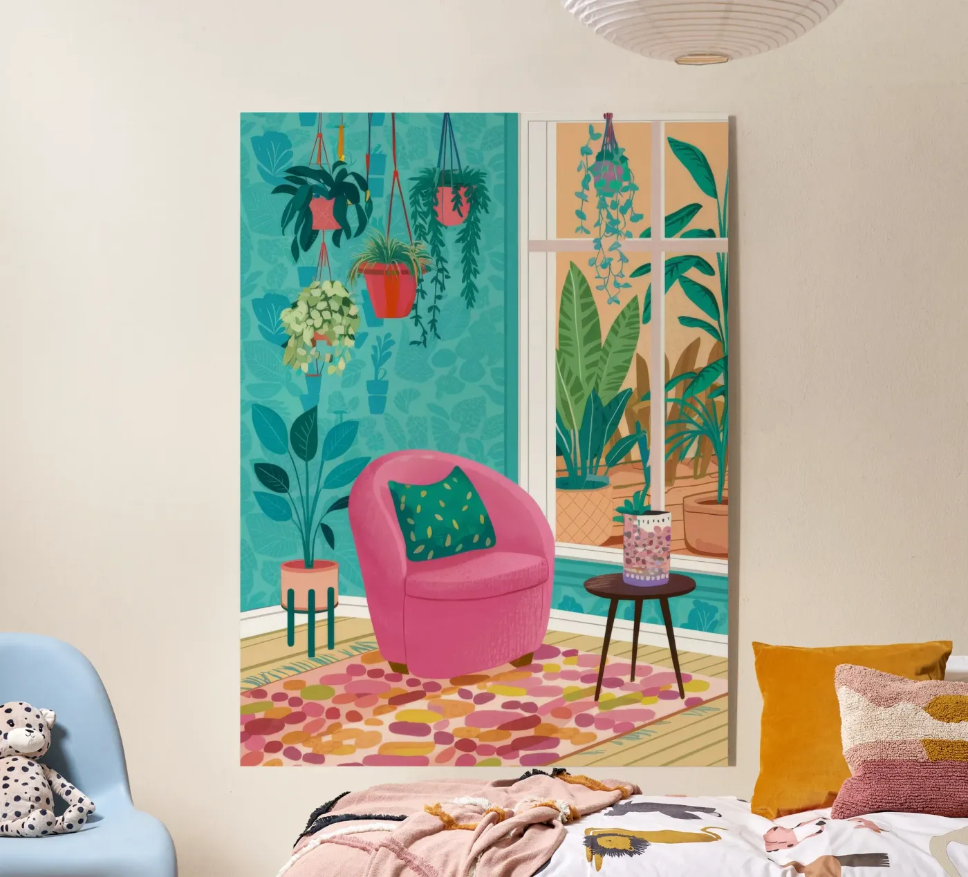 Camera Paradiso Turchese plexiglass da Pan Denim