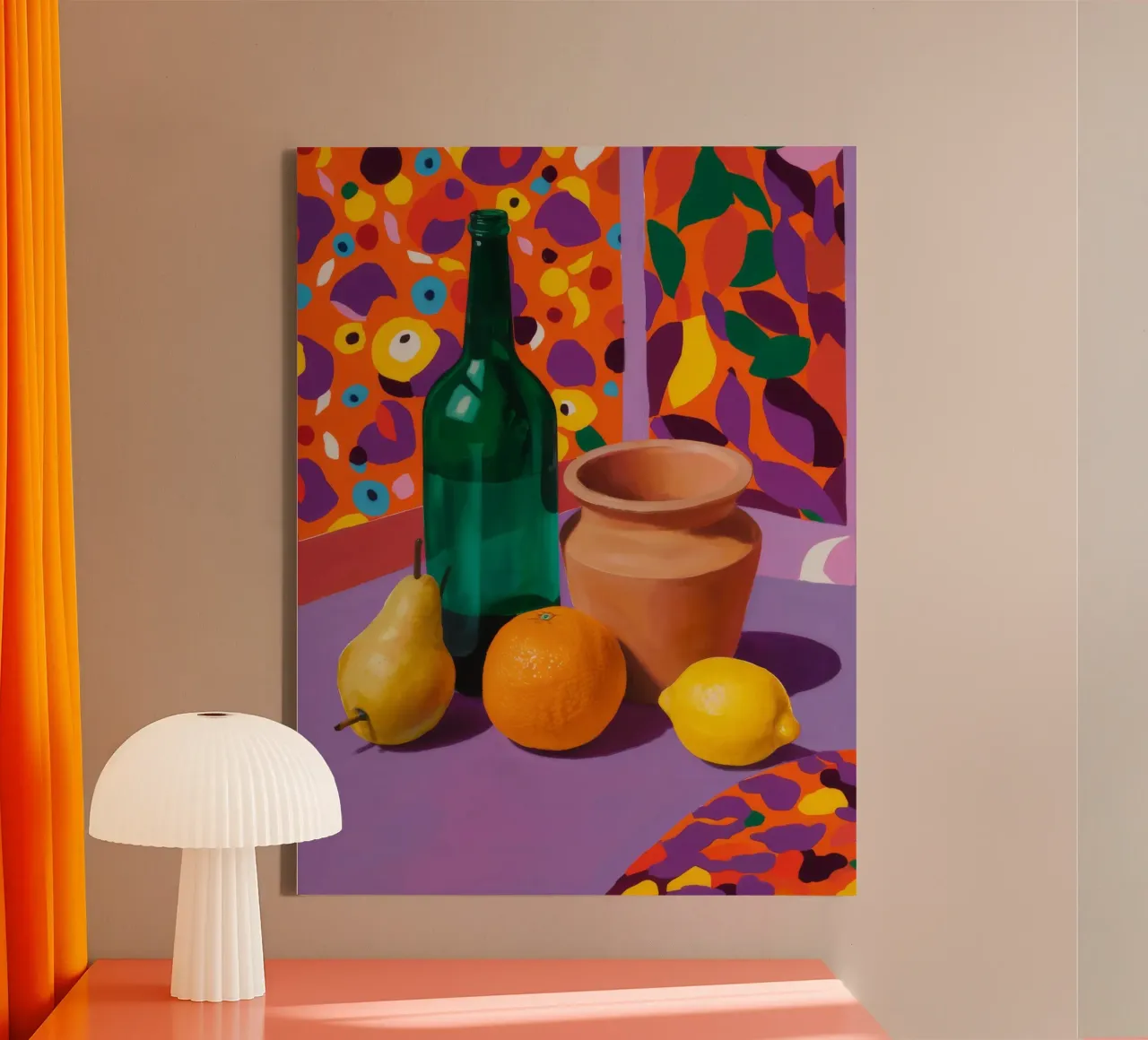 Amethyst-Stunde Stille Leinwand von Fable Tempa