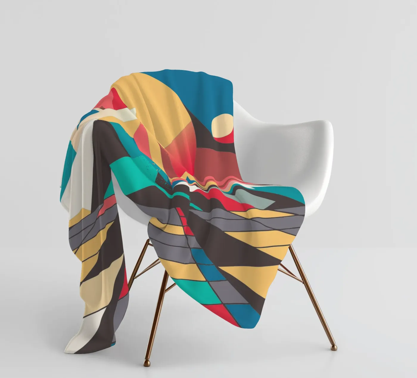 mountain rusty vector fleece blanket by zaidza