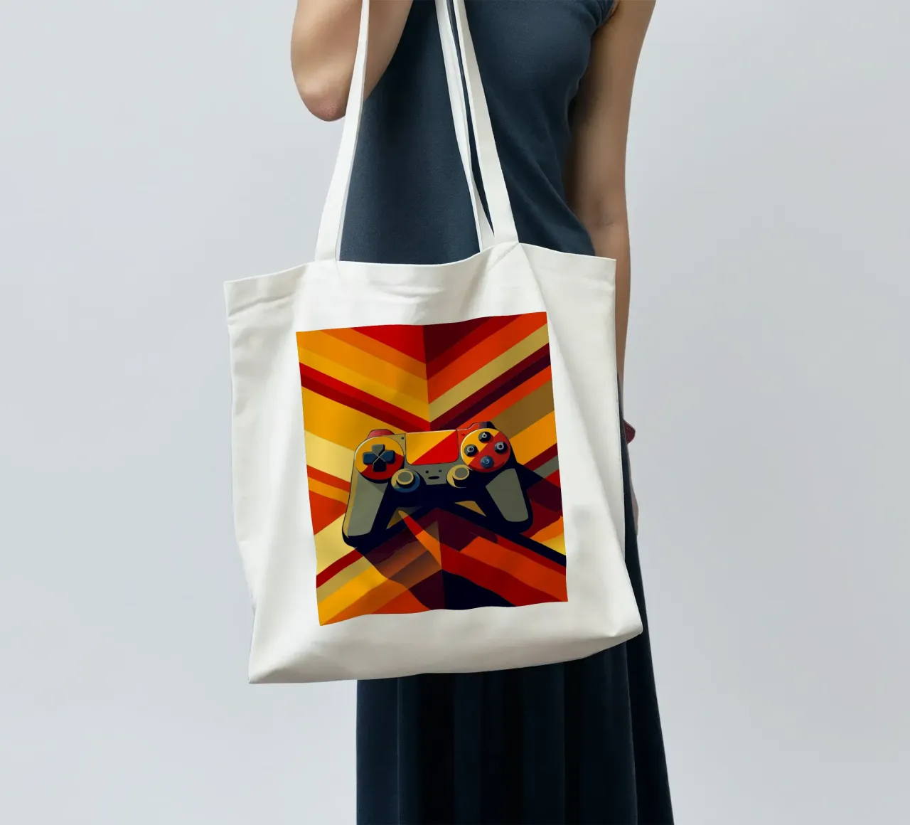 palystation stick vectro tote bag by zaidza