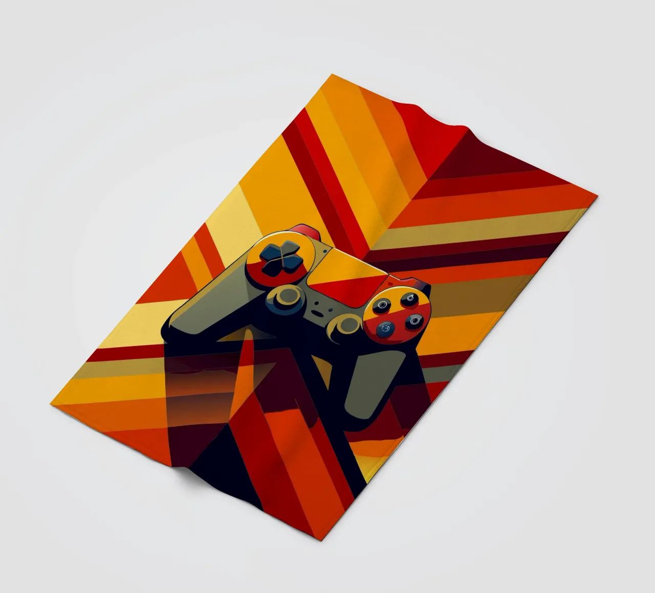 palystation stick vectro fleece blanket by zaidza