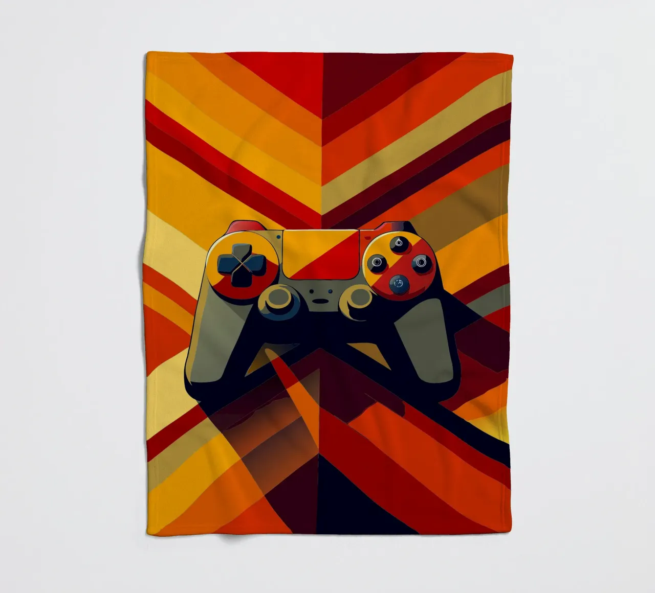 palystation stick vectro fleece blanket by zaidza