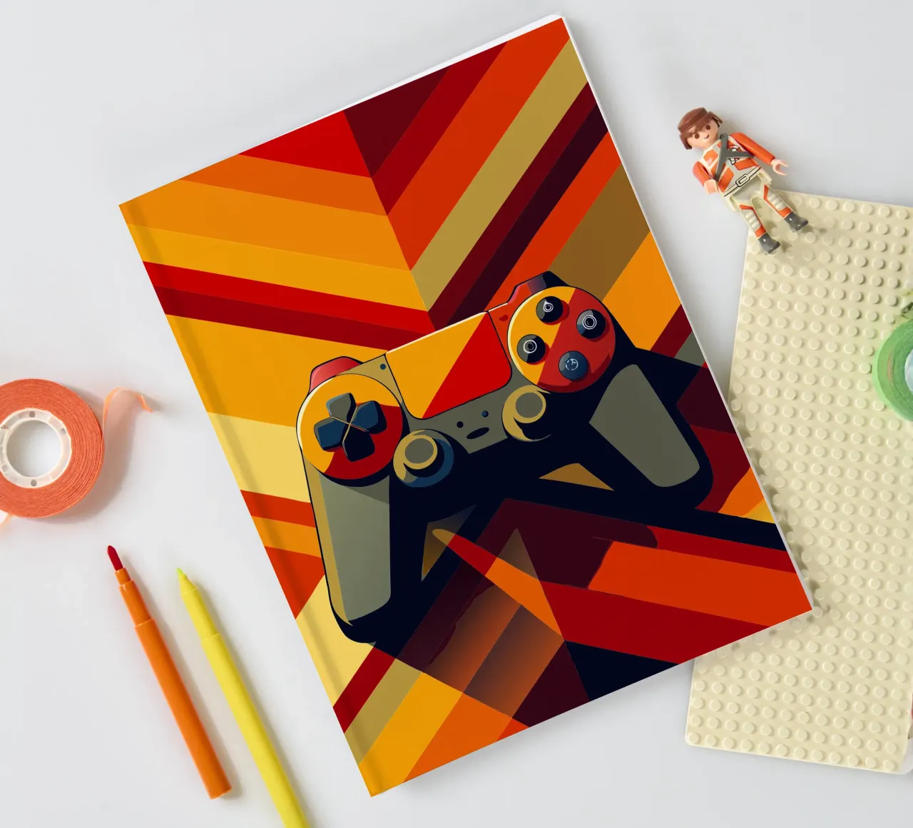 palystation stick vectro notebook by zaidza