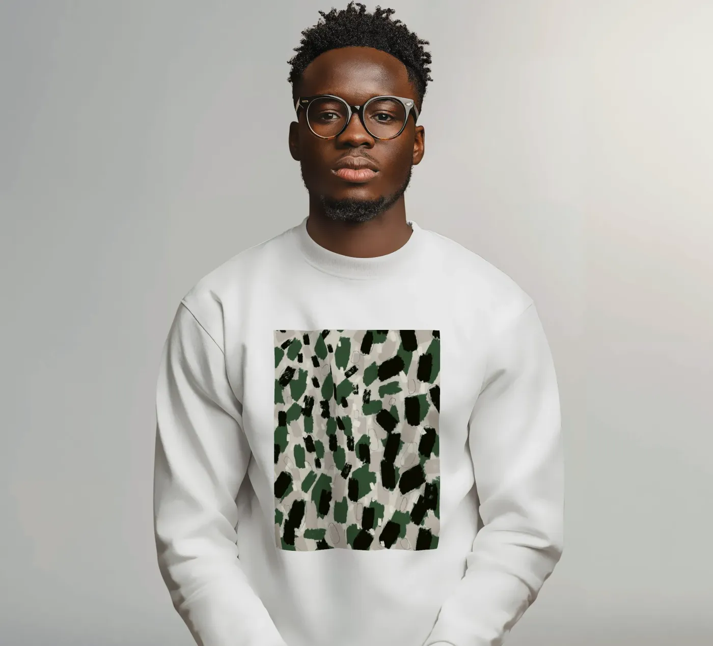Green Pattern sweat de treechild