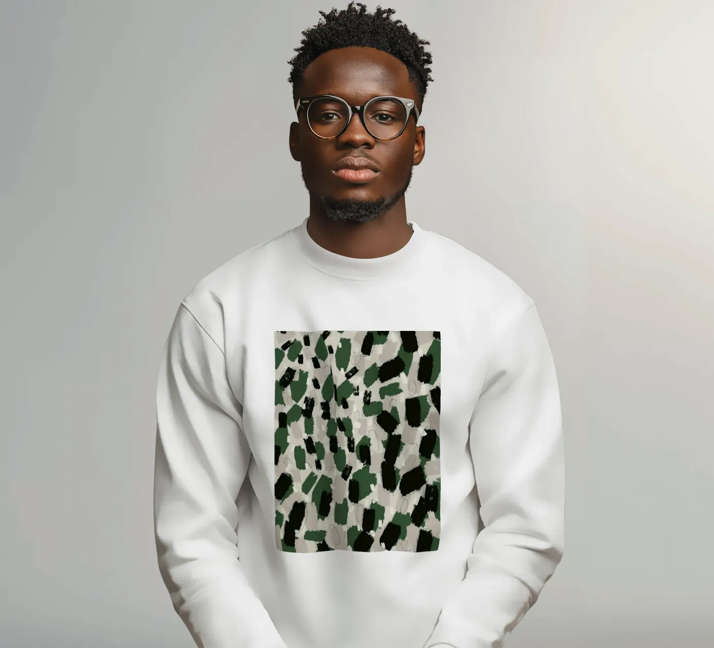 Green Pattern sweat de treechild