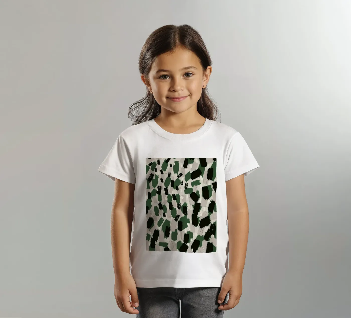 Green Pattern Kinder T-Shirt von treechild