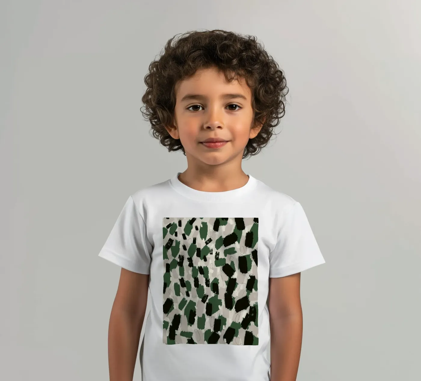 Green Pattern Kinder T-Shirt von treechild