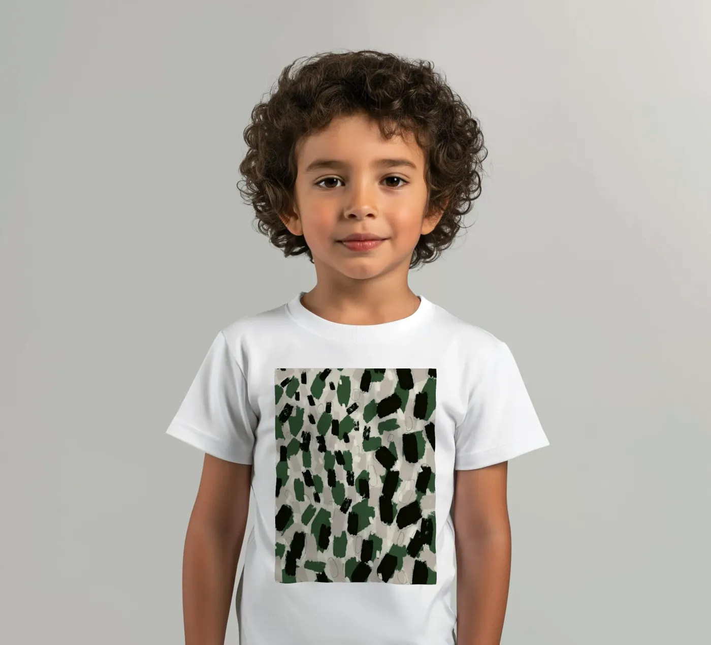 Green Pattern Kinder T-Shirt von treechild