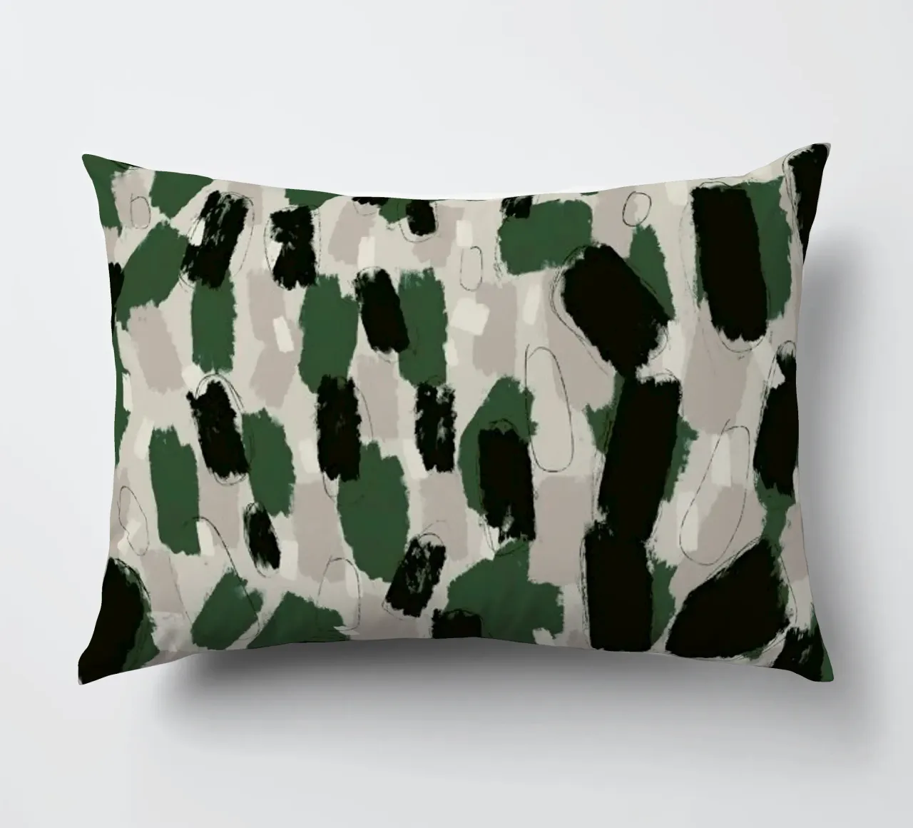 Green Pattern cuscino da treechild