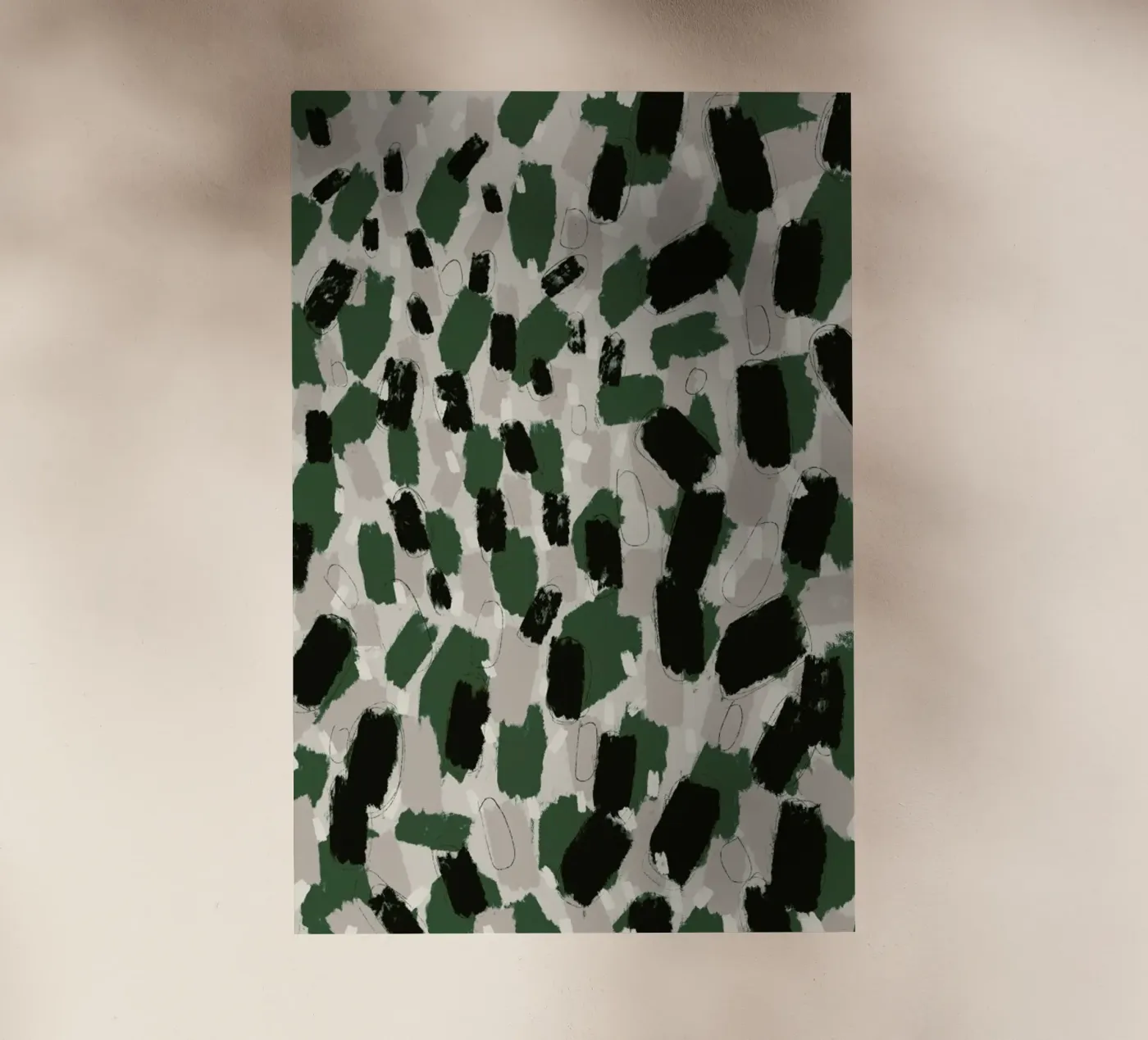 Green Pattern backlit folie van treechild