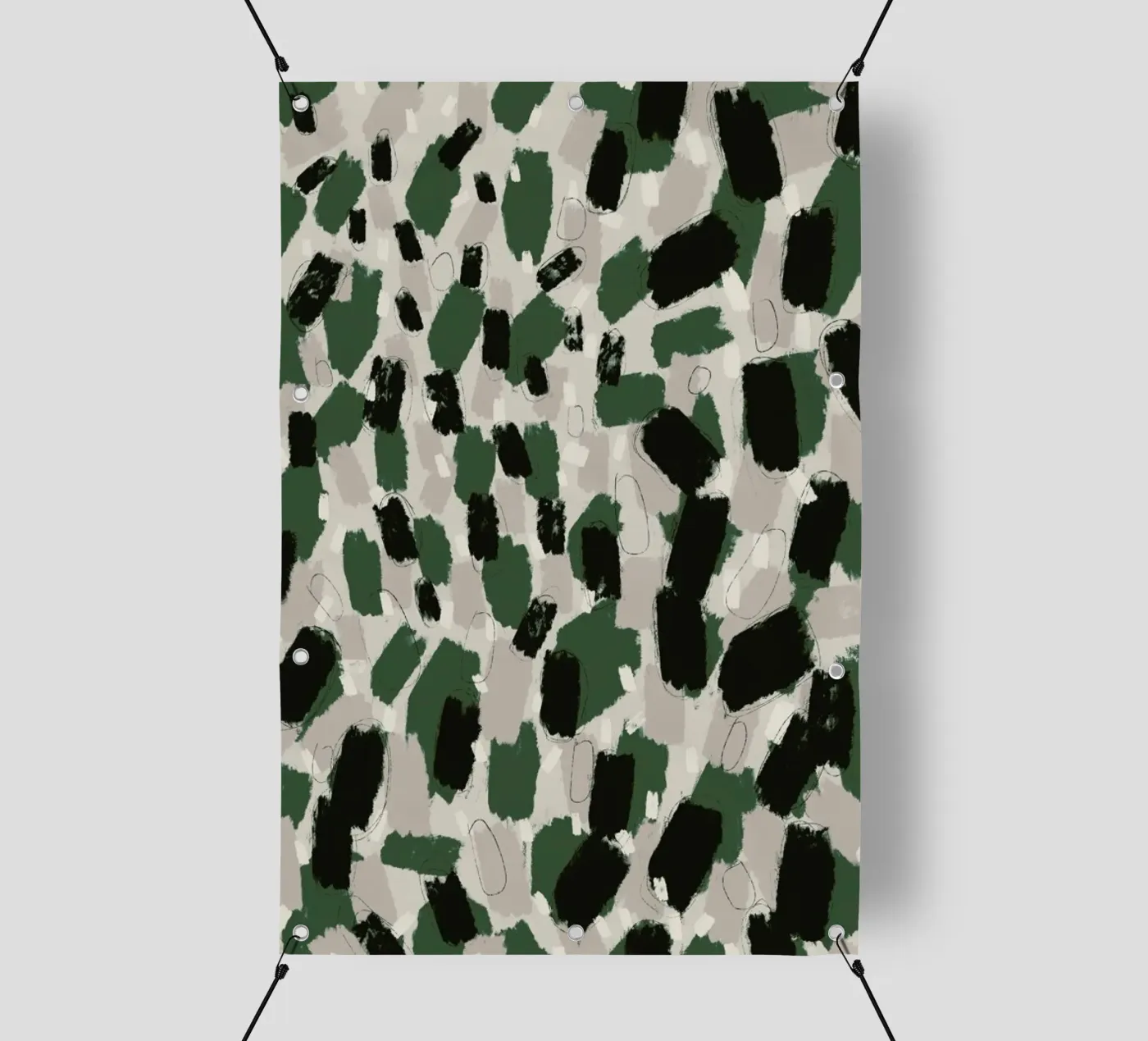 Green Pattern PVC Plane von treechild