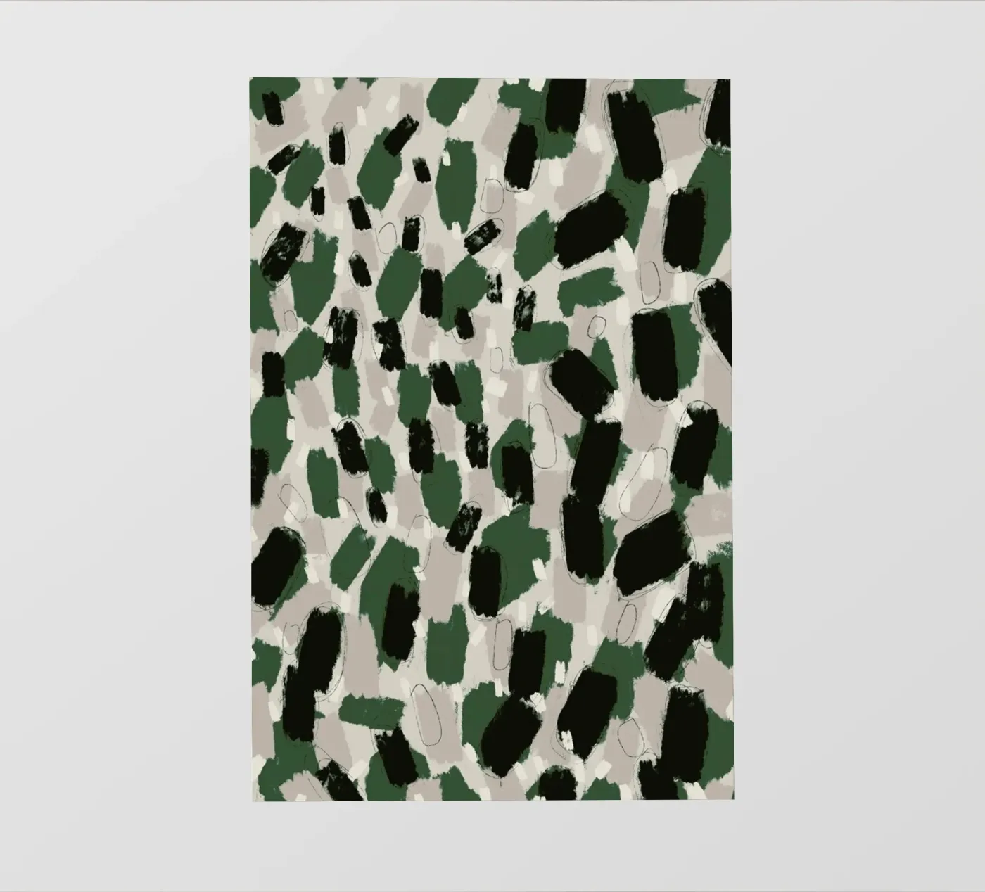 Green Pattern telo in pvc da treechild