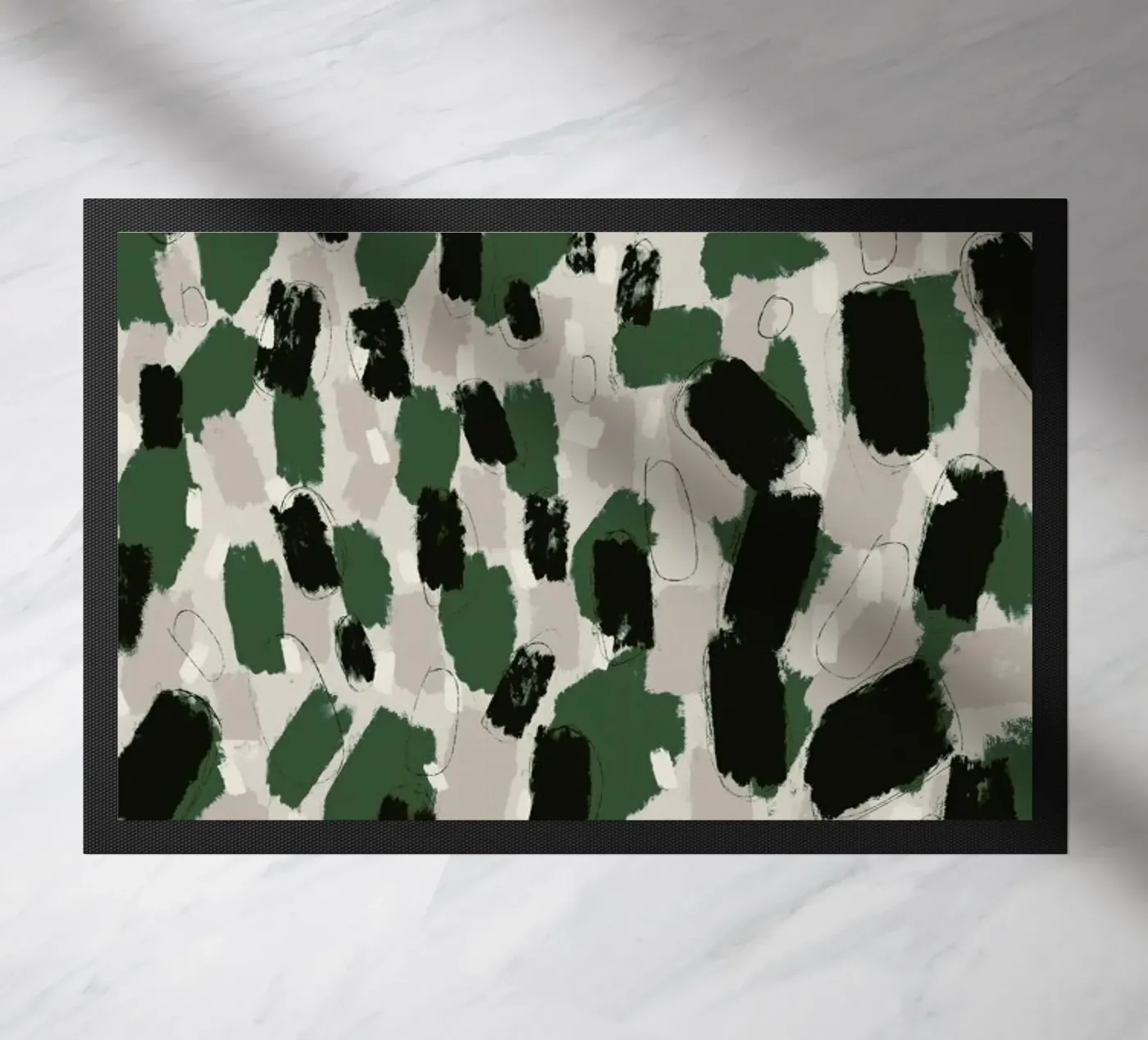 Green Pattern deurmat van treechild