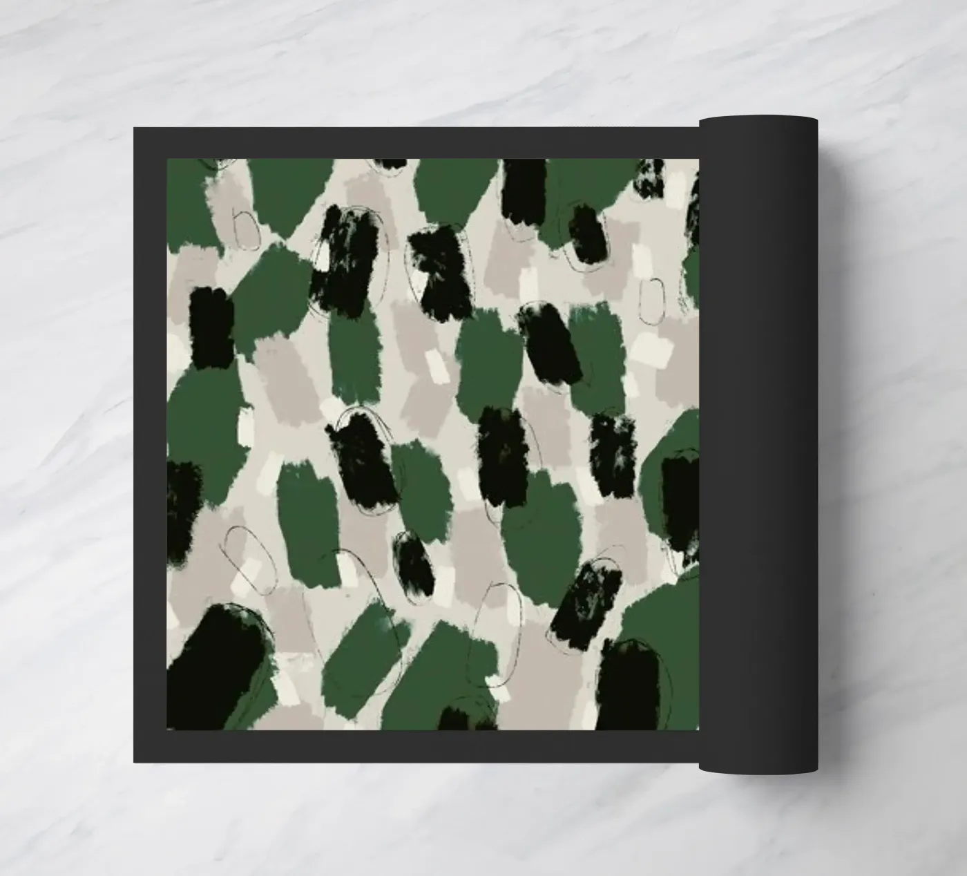 Green Pattern deurmat van treechild