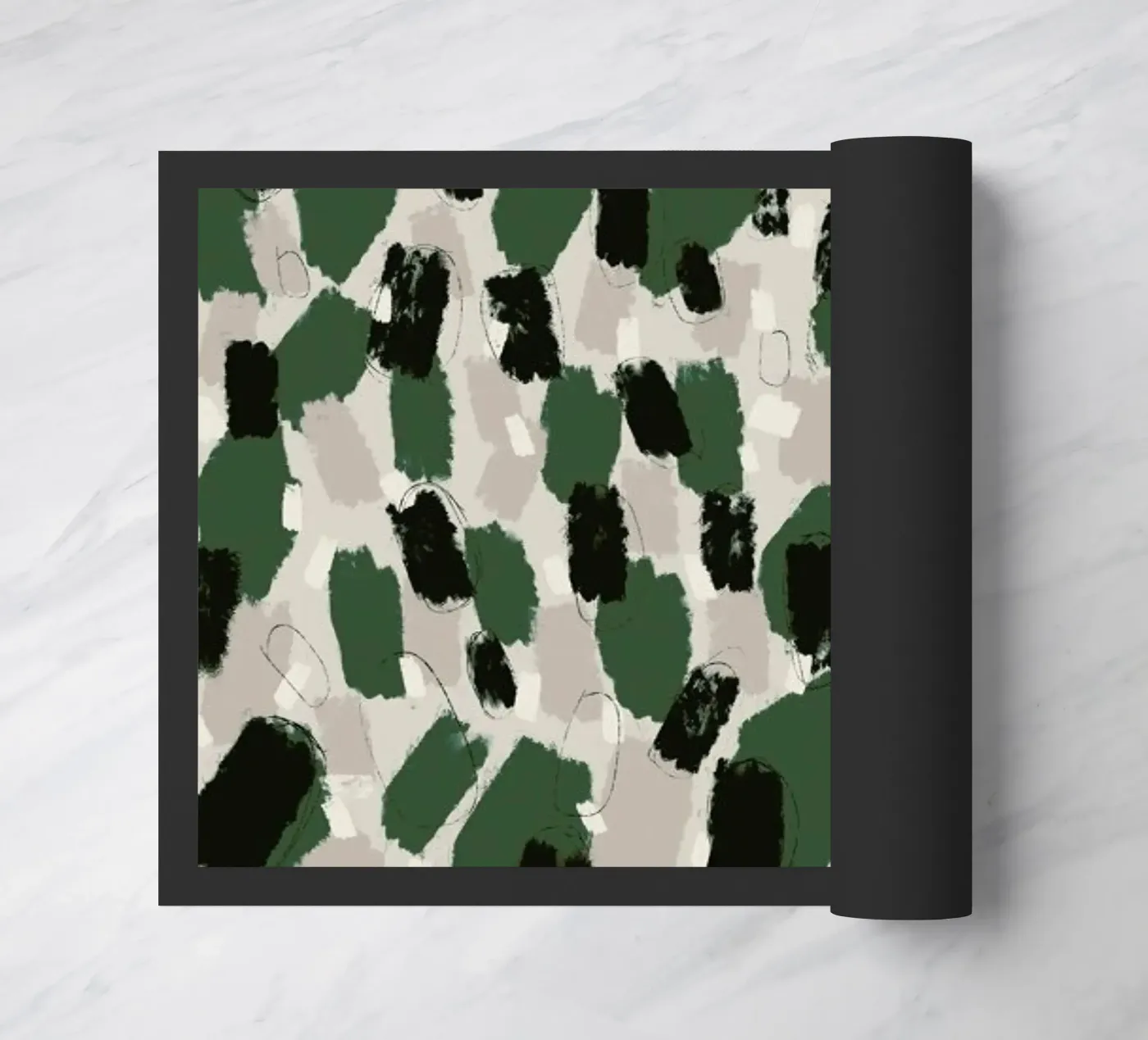 Green Pattern deurmat van treechild