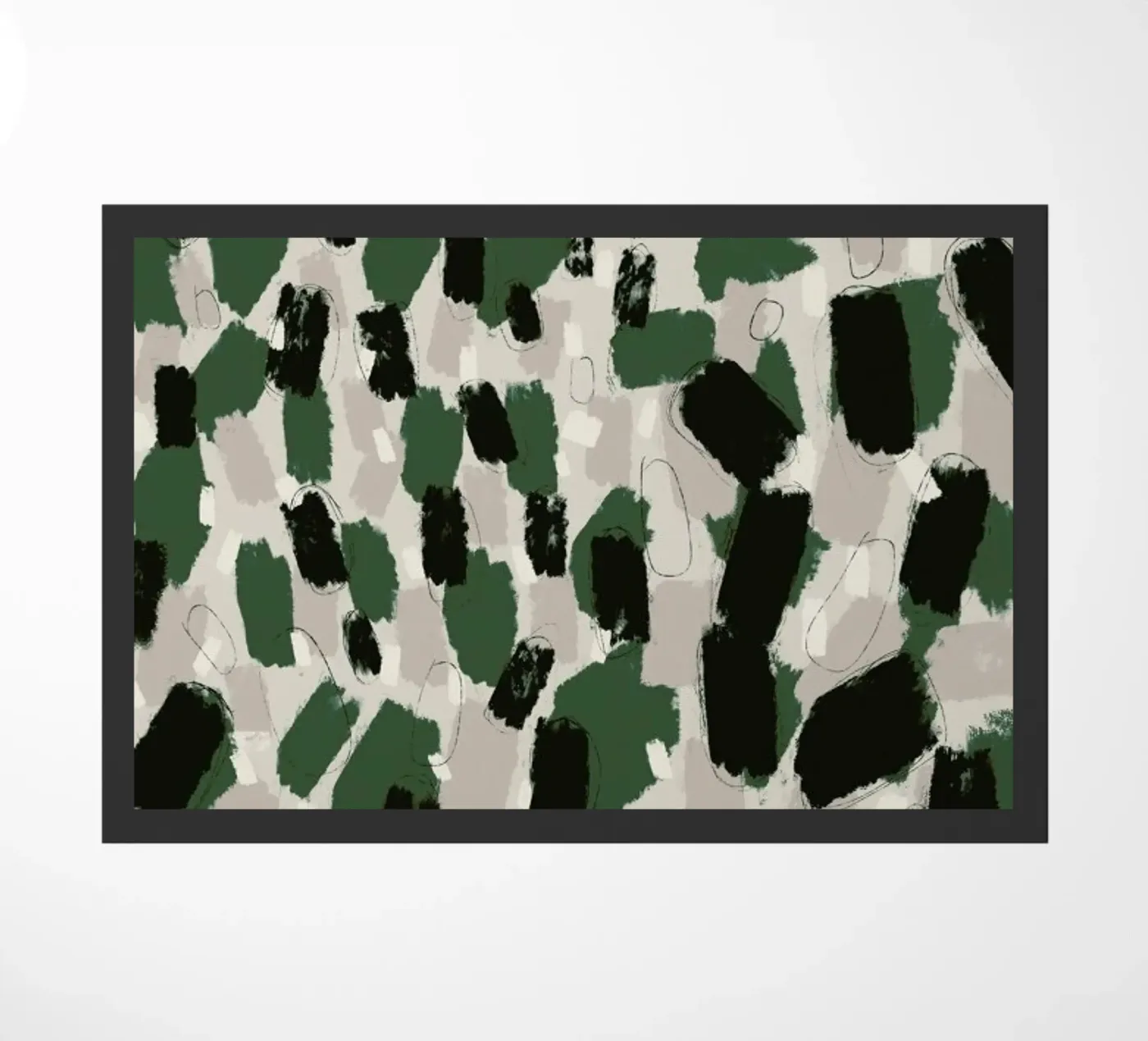 Green Pattern deurmat van treechild