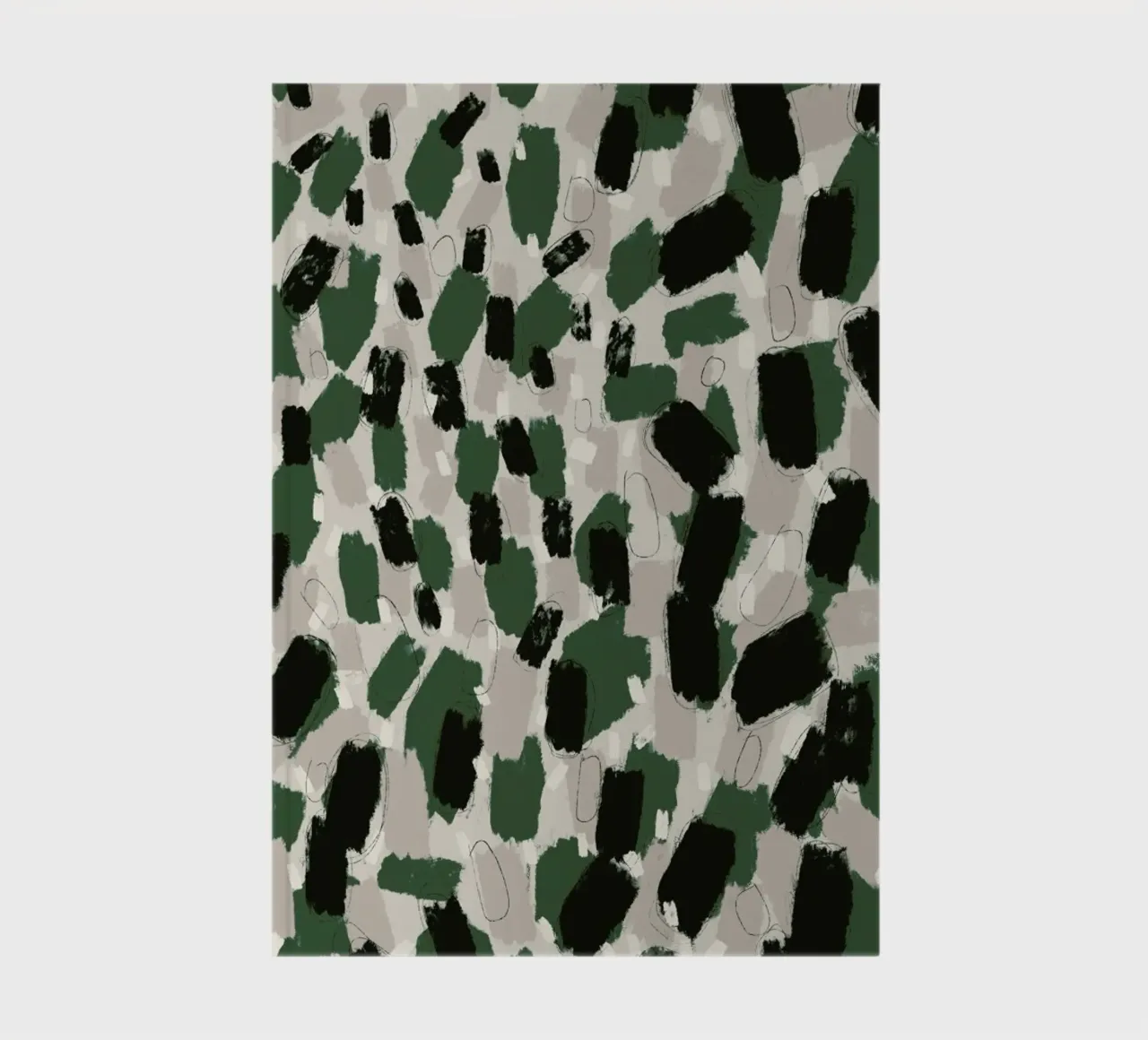 Green Pattern notebook by treechild