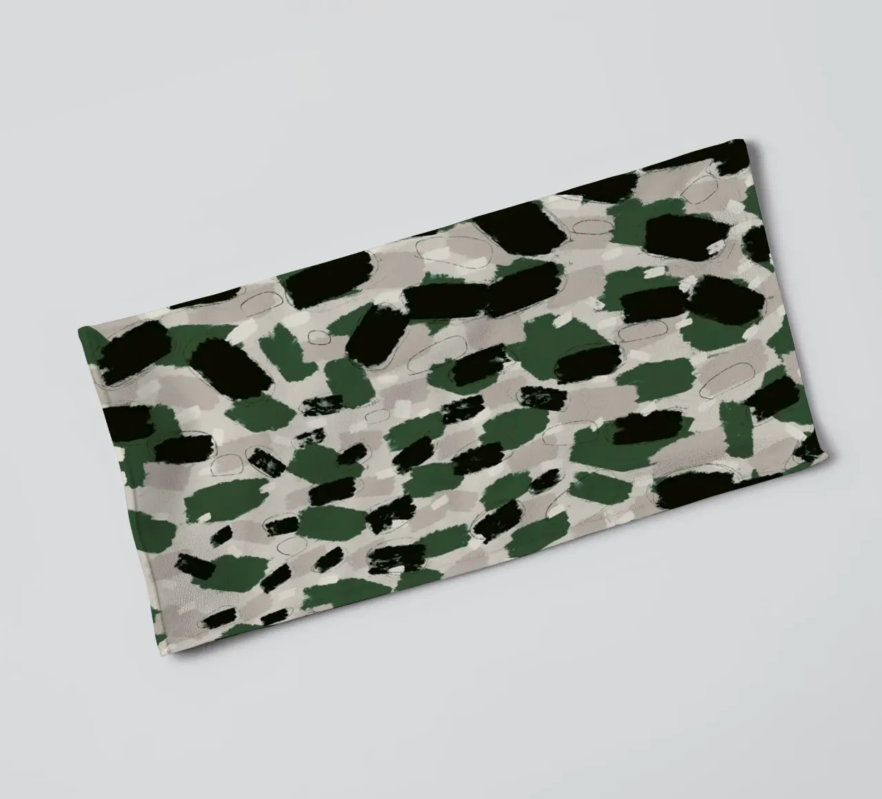 Green Pattern badhanddoek van treechild