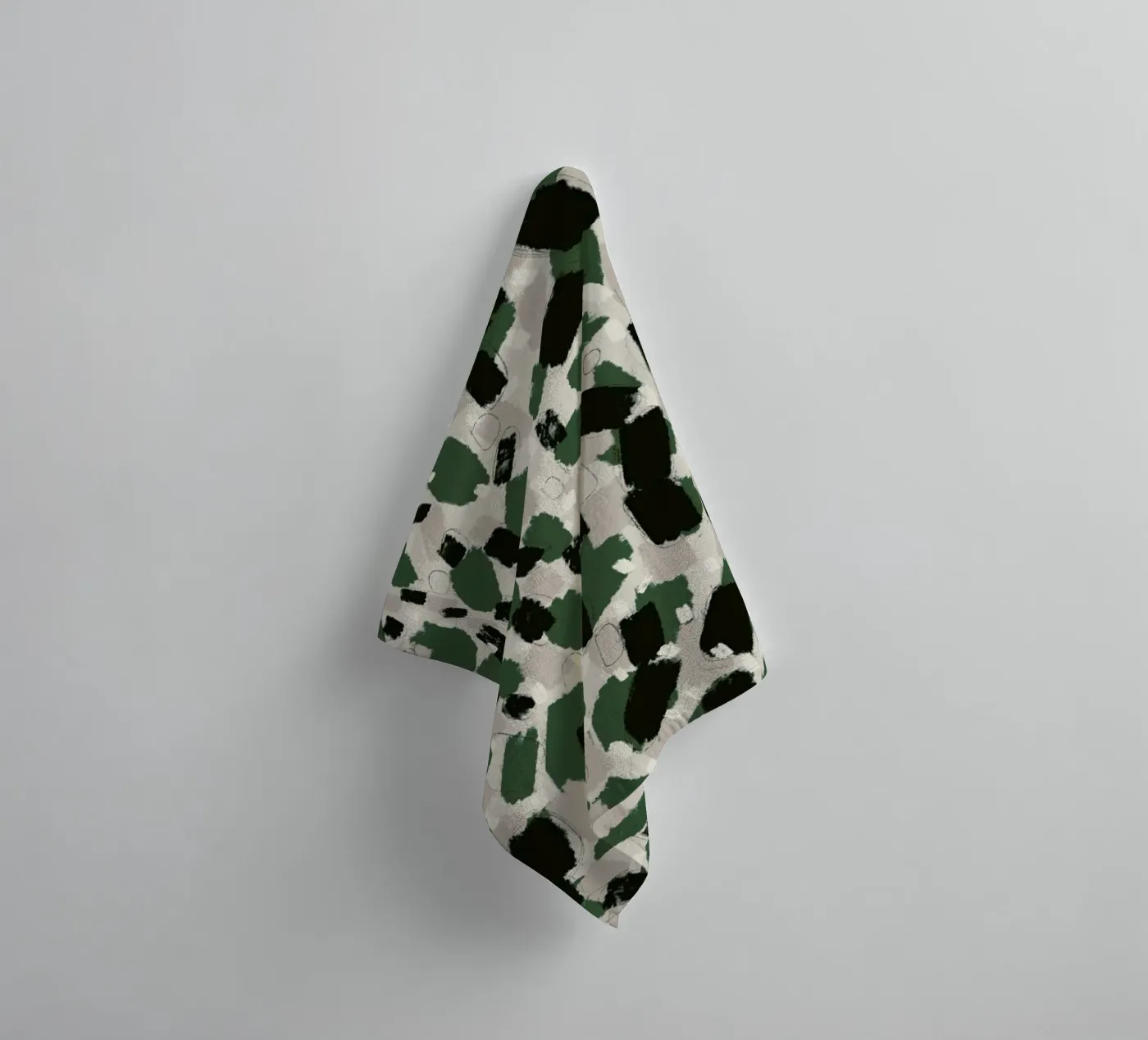 Green Pattern towel by treechild