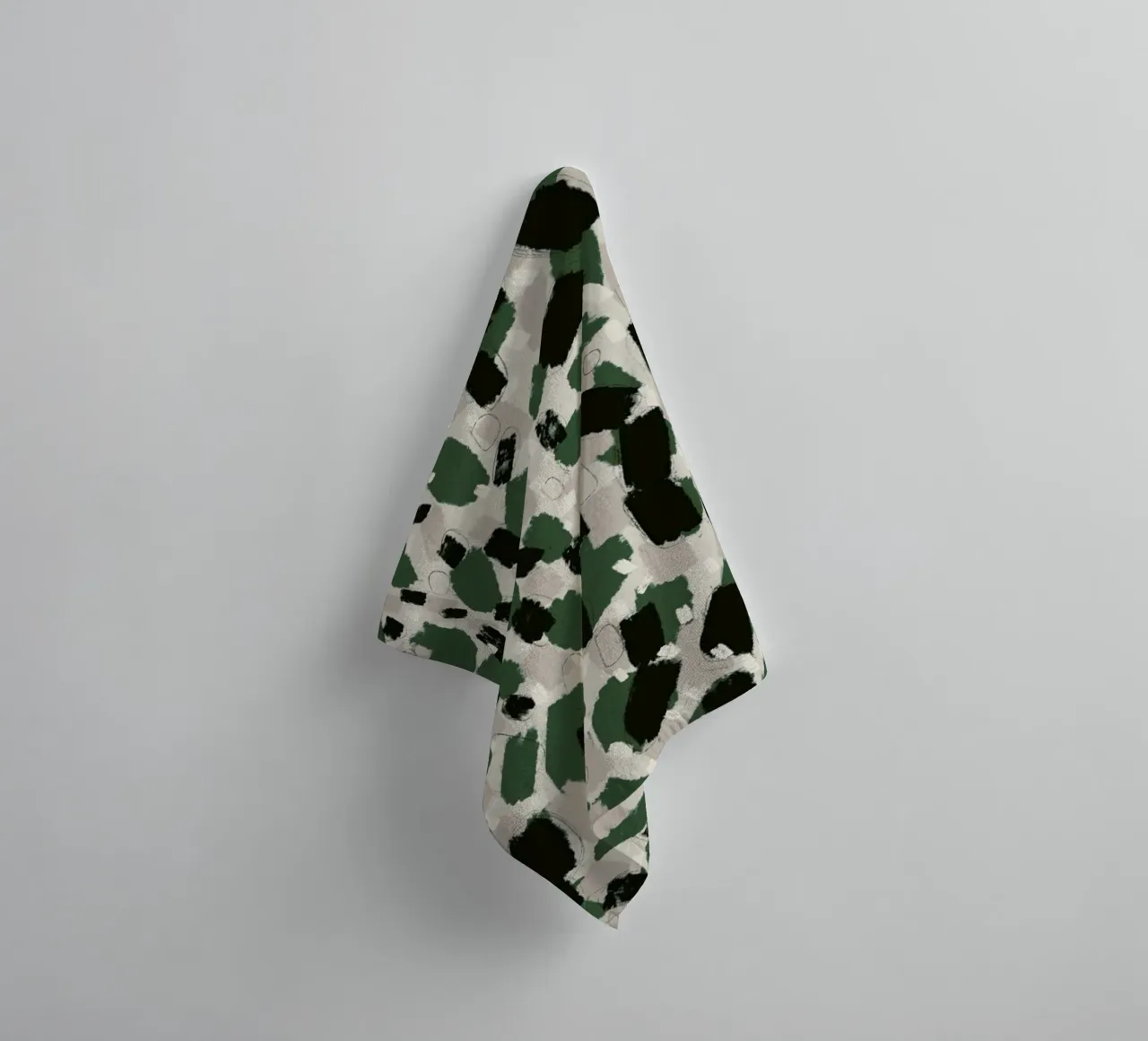 Green Pattern badhanddoek van treechild