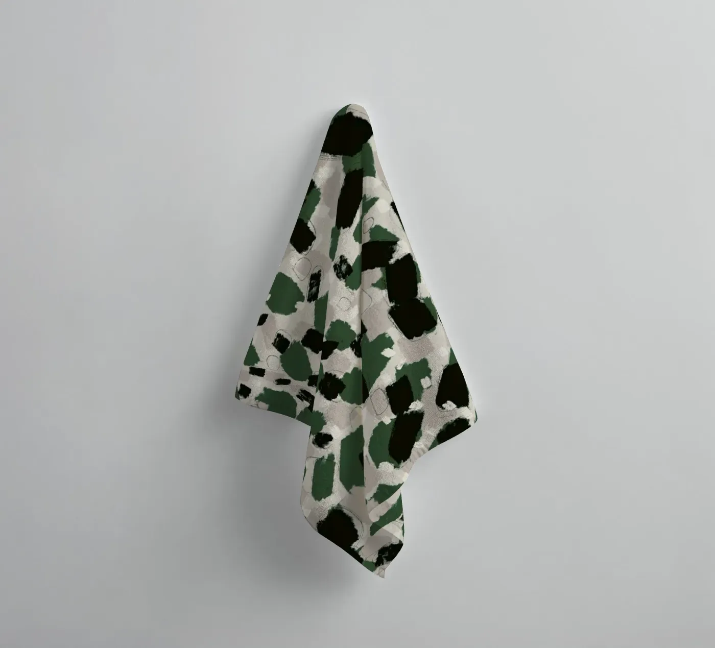 Green Pattern Handtuch von treechild