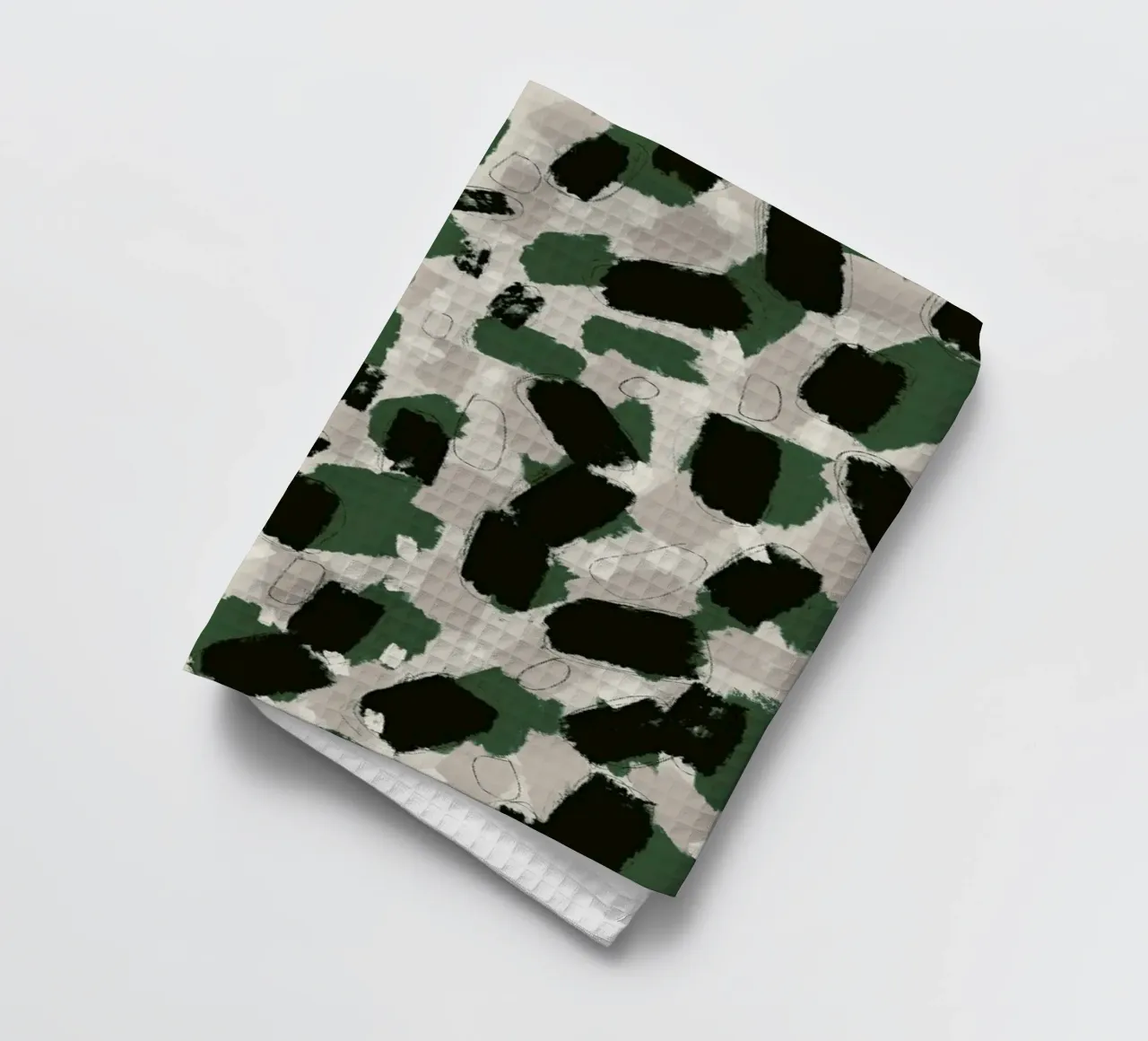 Green Pattern theedoek van treechild